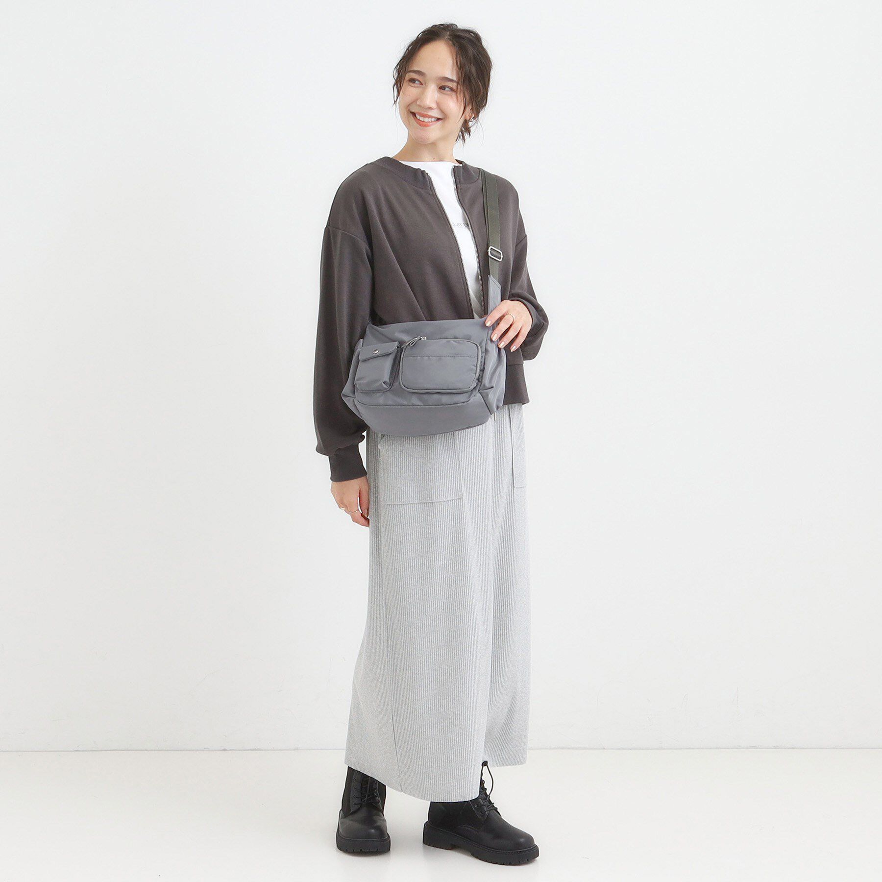 SHOO･LA･RUE「【撥水】立体ポケットショルダーバッグ」|ショルダー・メッセンジャー|