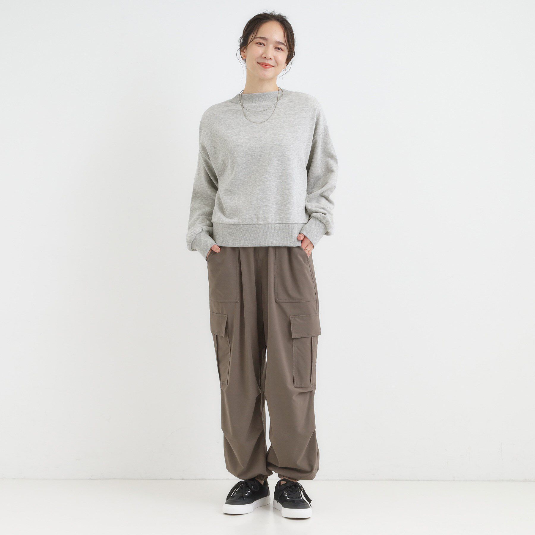 SHOO･LA･RUE「【前後2WAY】ボートネックダブルジップカーディガン」|カーディガン|