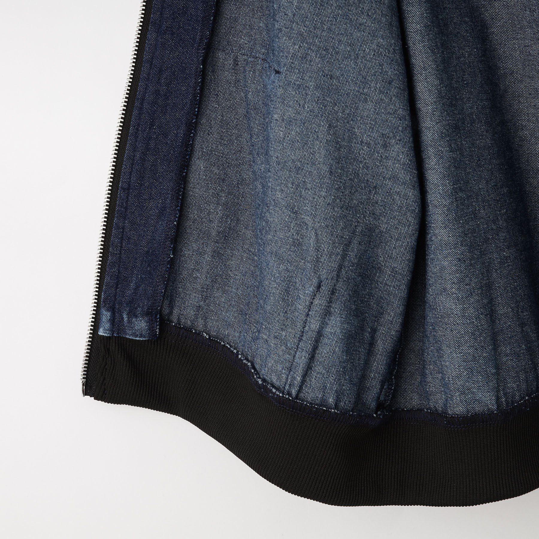 SHOO･LA･RUE「【130-150cm】デニムフードブルゾン」|ブルゾン・スタジャン|