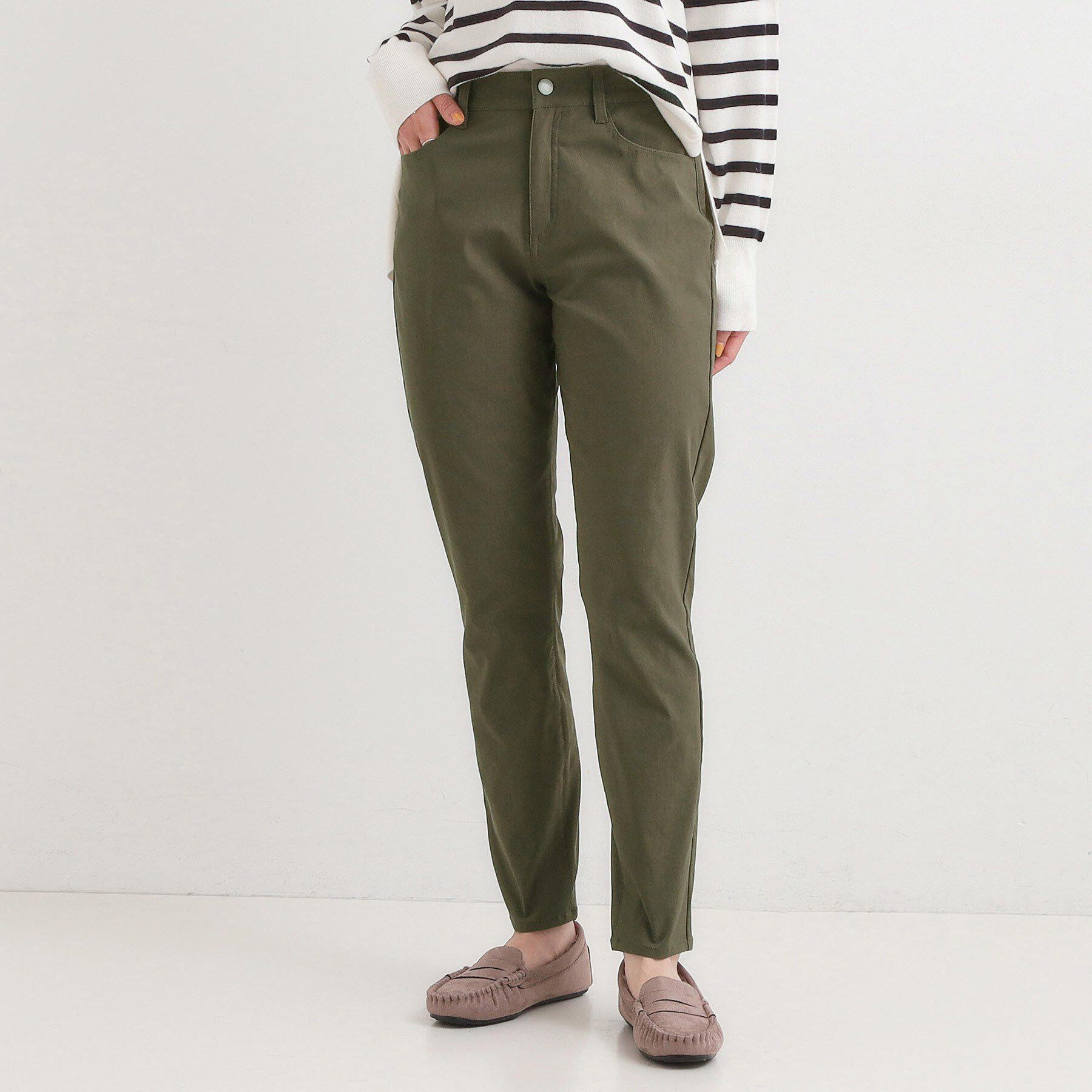 SHOO･LA･RUE「【洗濯機可/S-LL】フィット感が心地よい ハイパースキニー裏起毛」|その他|