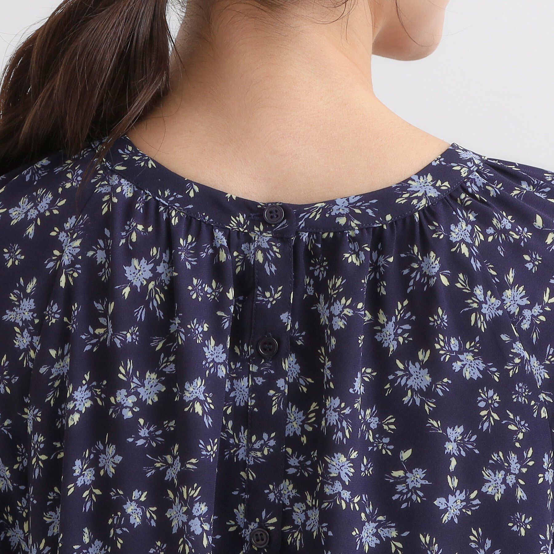 SHOO･LA･RUE「【前後2WAY】1枚で着映える フラワープリント マキシワンピース」|ワンピース|