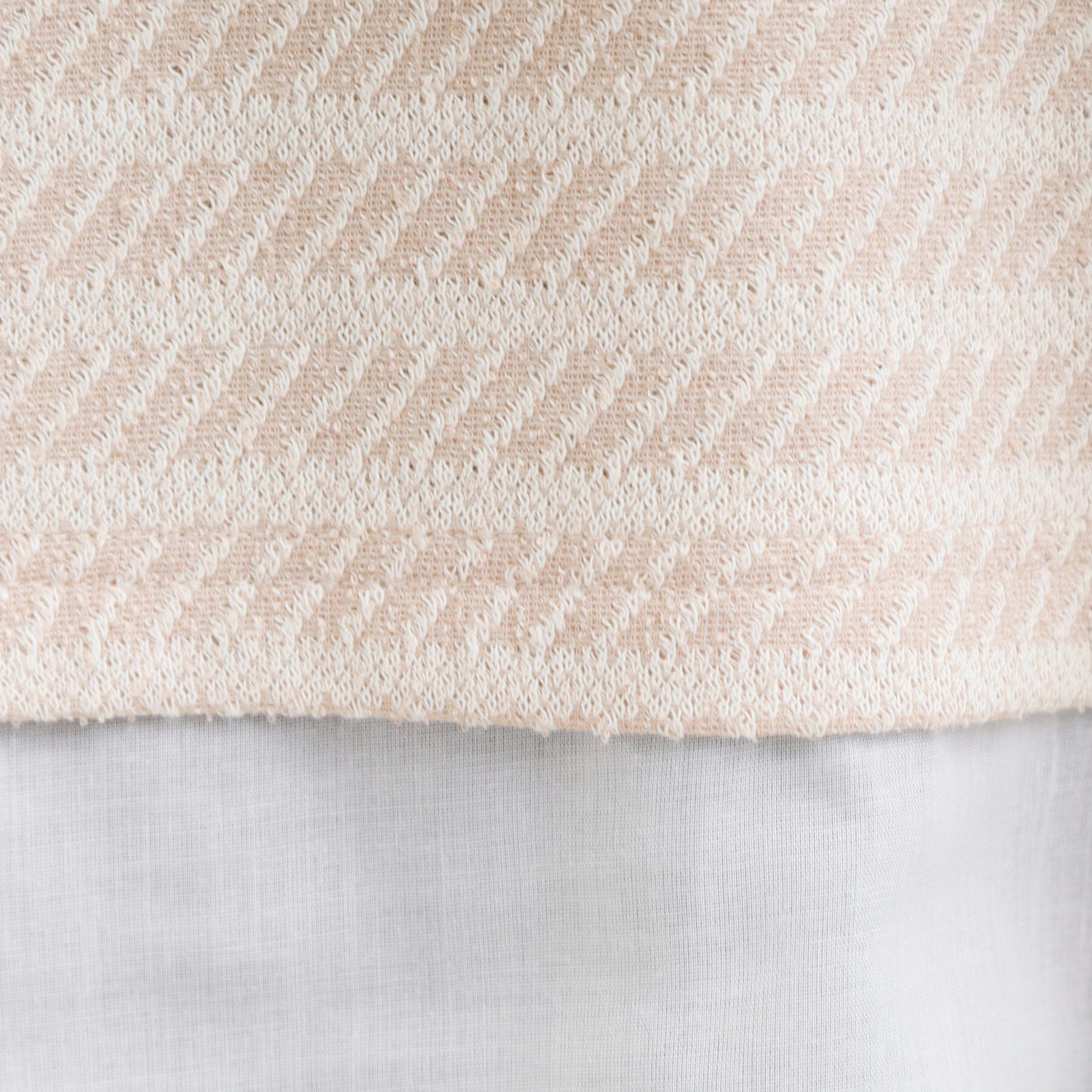 SHOO･LA･RUE「ジャカード裾フェイク」|Tシャツ・カットソー|