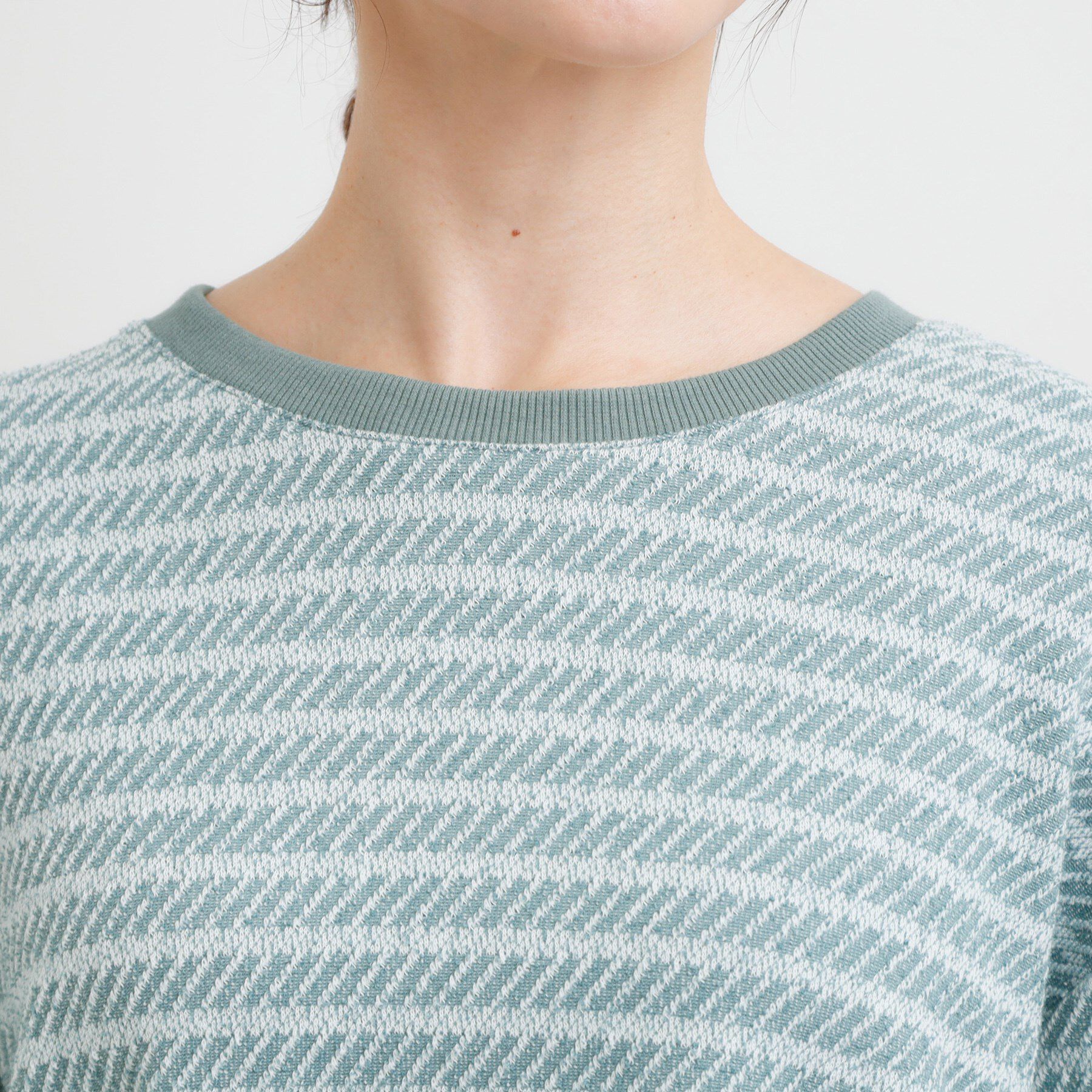 SHOO･LA･RUE「ジャカード裾フェイク」|Tシャツ・カットソー|