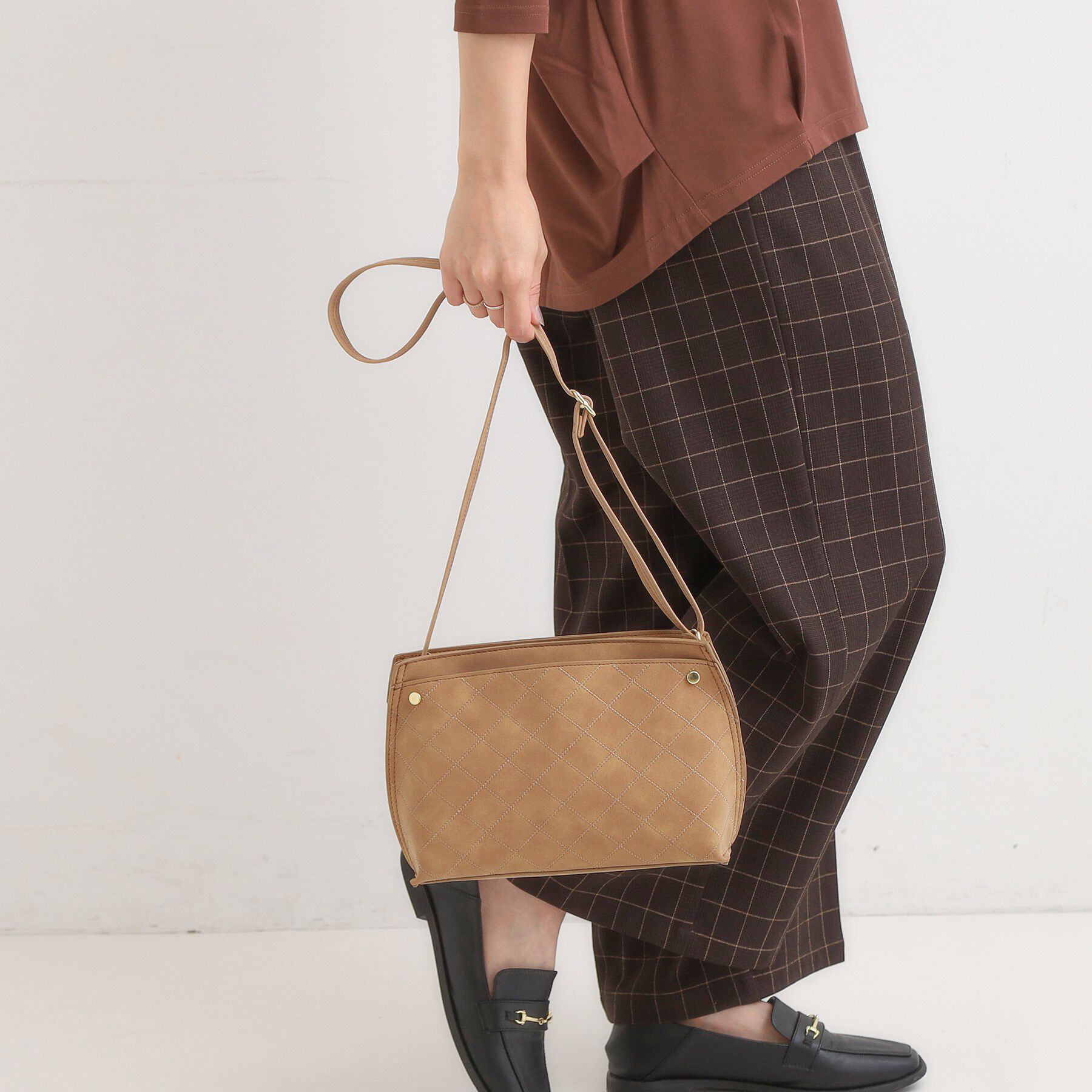 SHOO･LA･RUE「ステッチショルダーバッグ」|ショルダー・メッセンジャー|