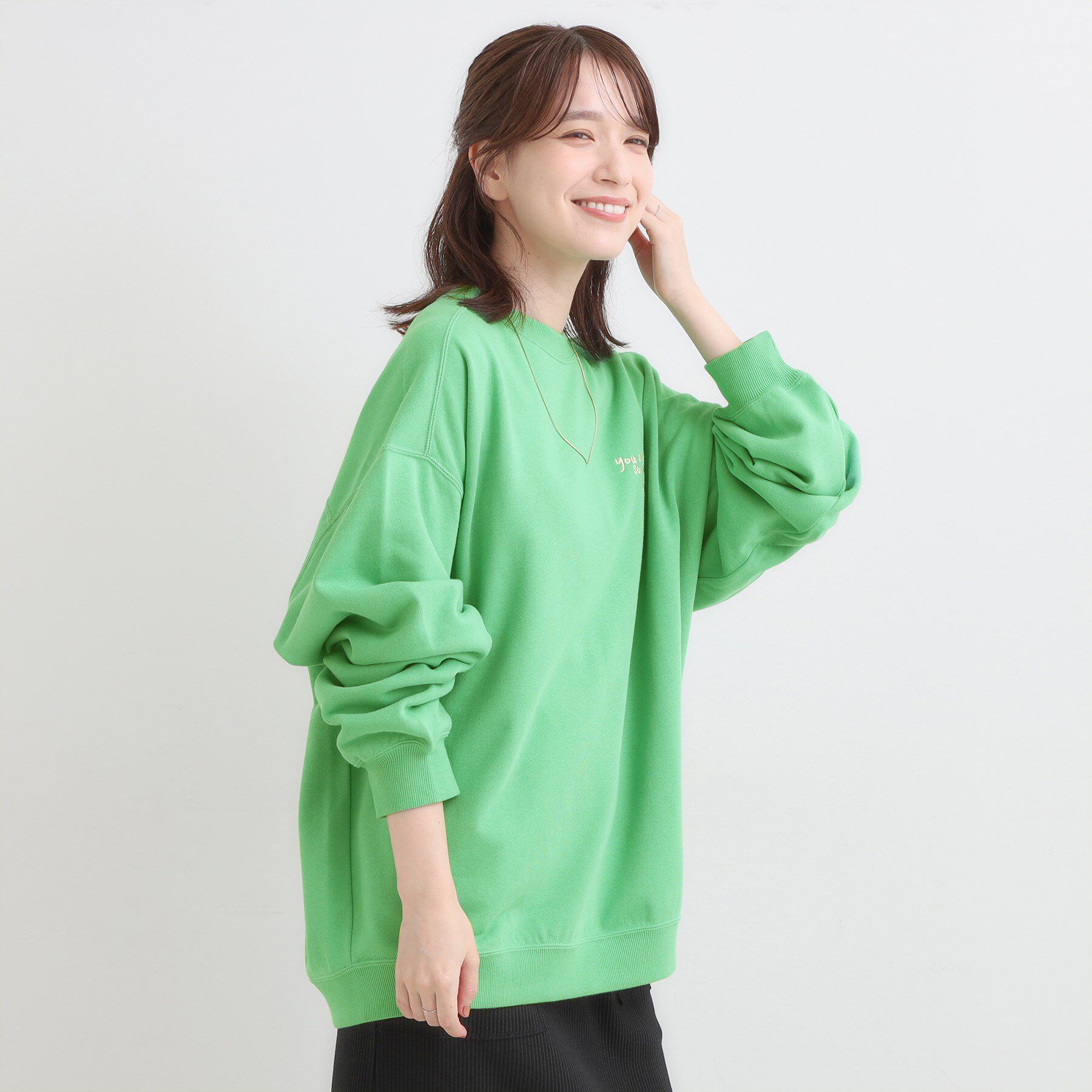 SHOO･LA･RUE「【選べる4柄】グラフィックアソート オーバーサイズ 裏毛スウェット」|パーカー|