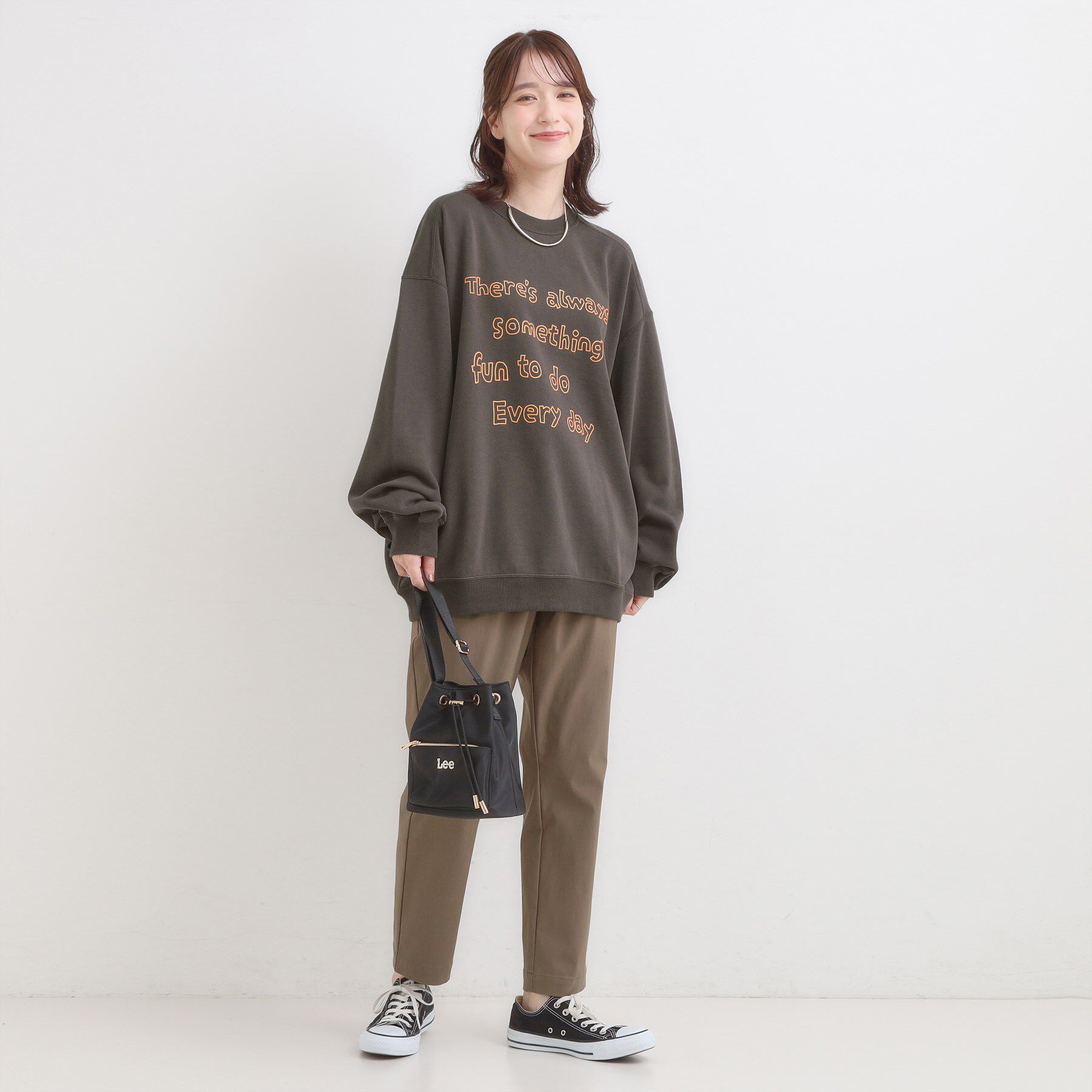 SHOO･LA･RUE「【選べる4柄】グラフィックアソート オーバーサイズ 裏毛スウェット」|パーカー|