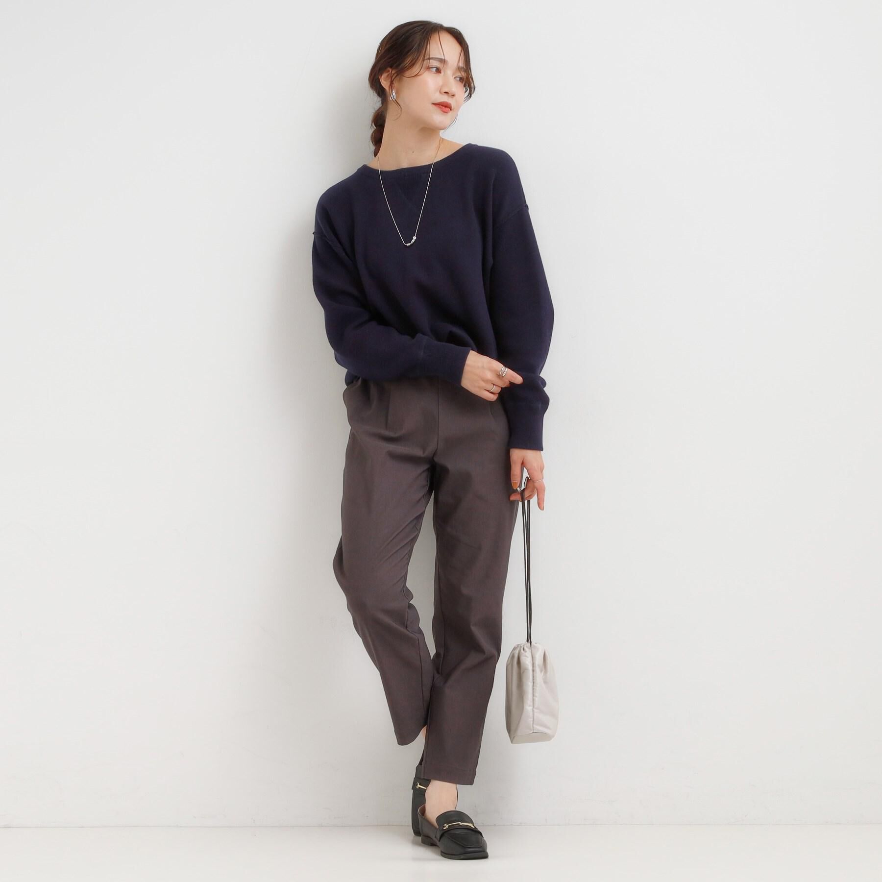 SHOO･LA･RUE「【高レビュー/洗濯機可/SS-LL】あったか裏起毛 のびのびストレッチ テーパードパンツ」|その他|