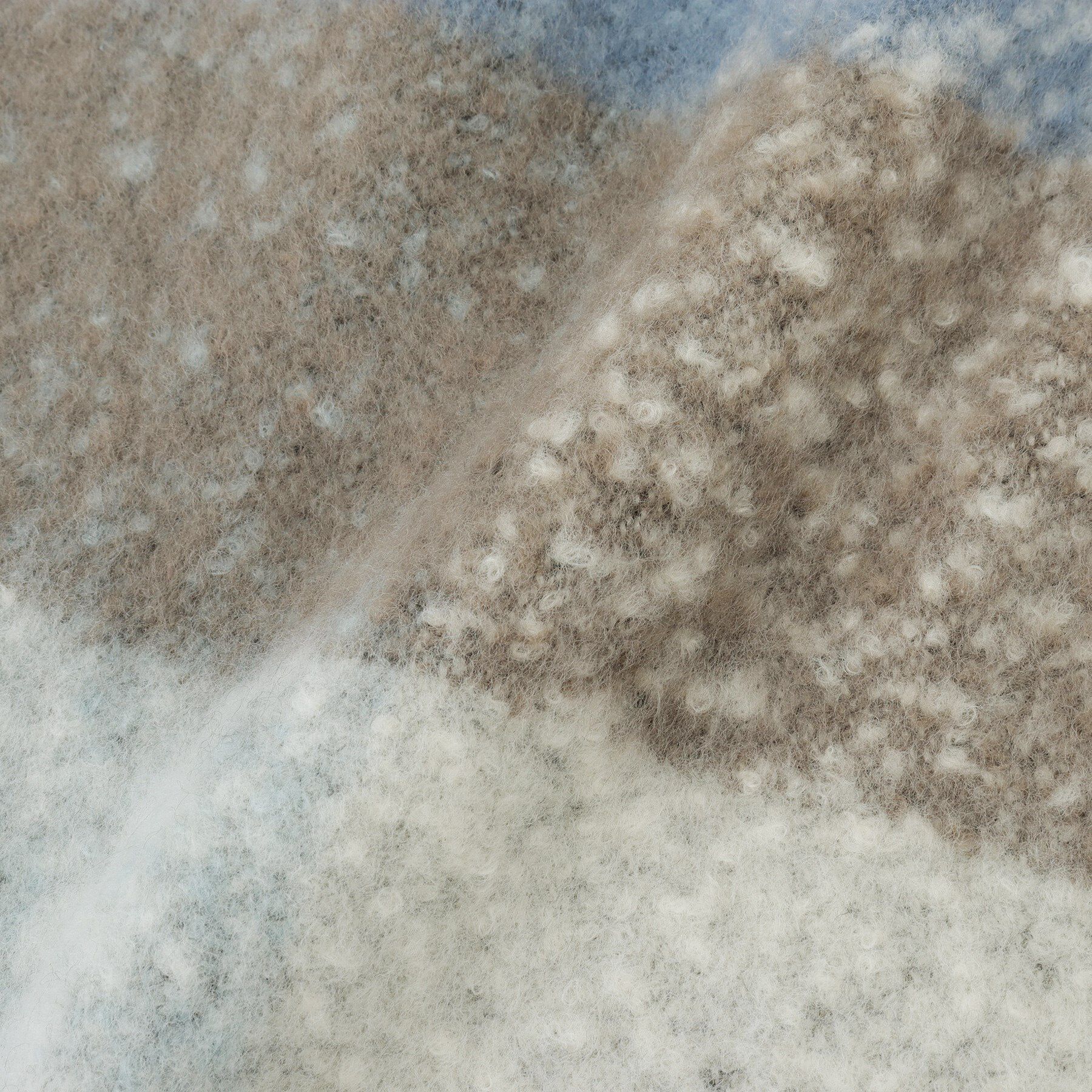 SHOO･LA･RUE「太フリンジブロックチェックストール」|ストール|