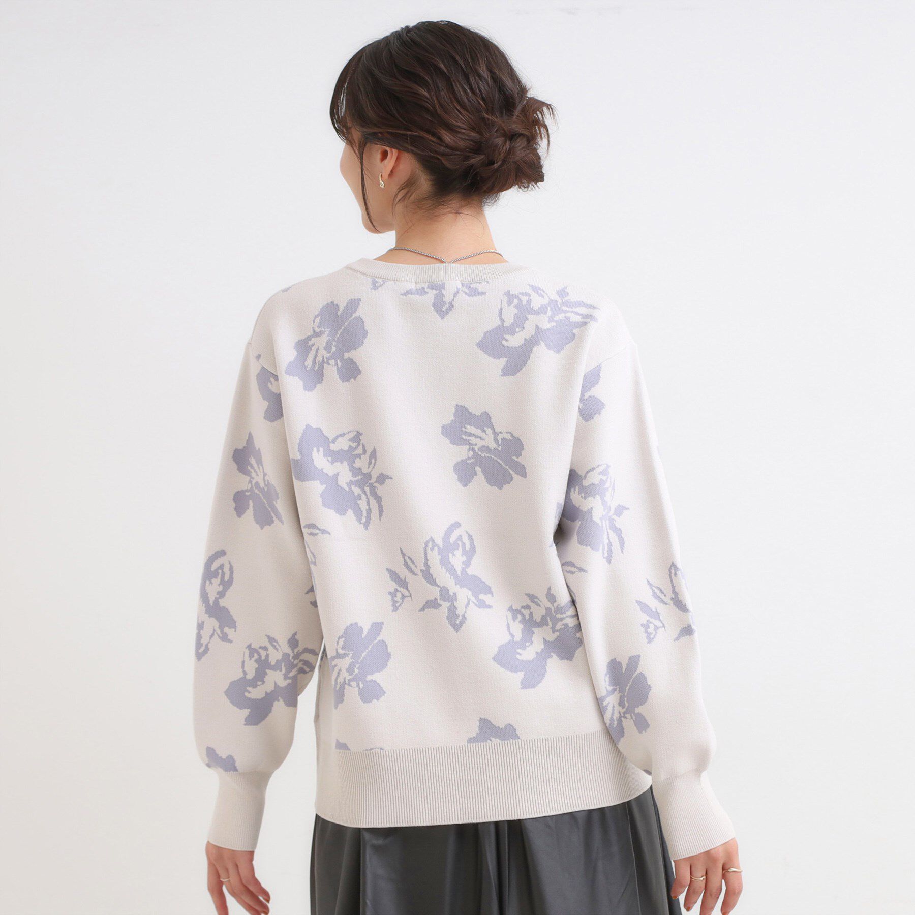 SHOO･LA･RUE「【洗濯機可/毛玉レス】大人世代も取り入れやすい スウェットライク アソートニット」|ニット・セーター|