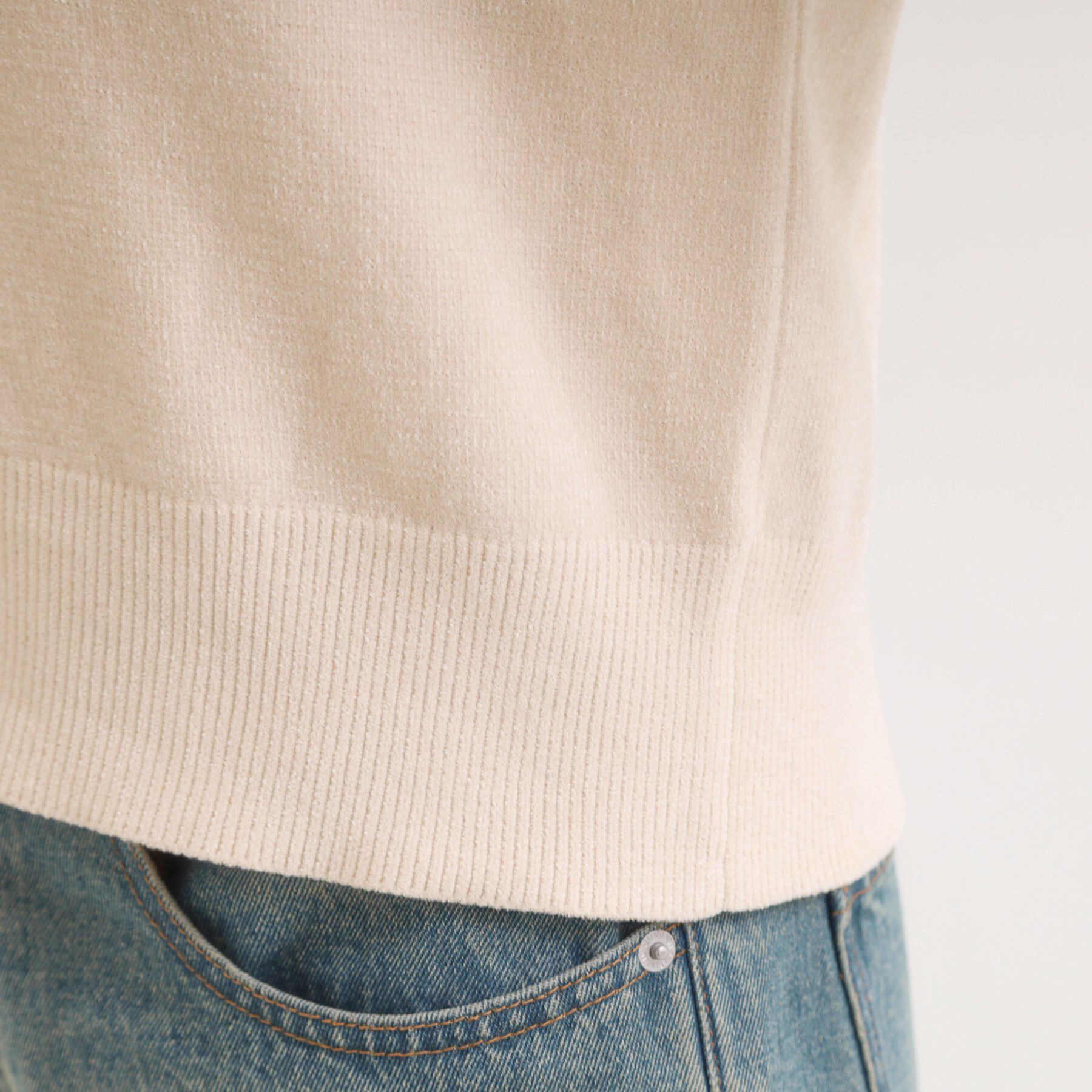 SHOO･LA･RUE「【S-LL】アニマルプリントが目を惹く 柔らかモールニット」|ニット・セーター|