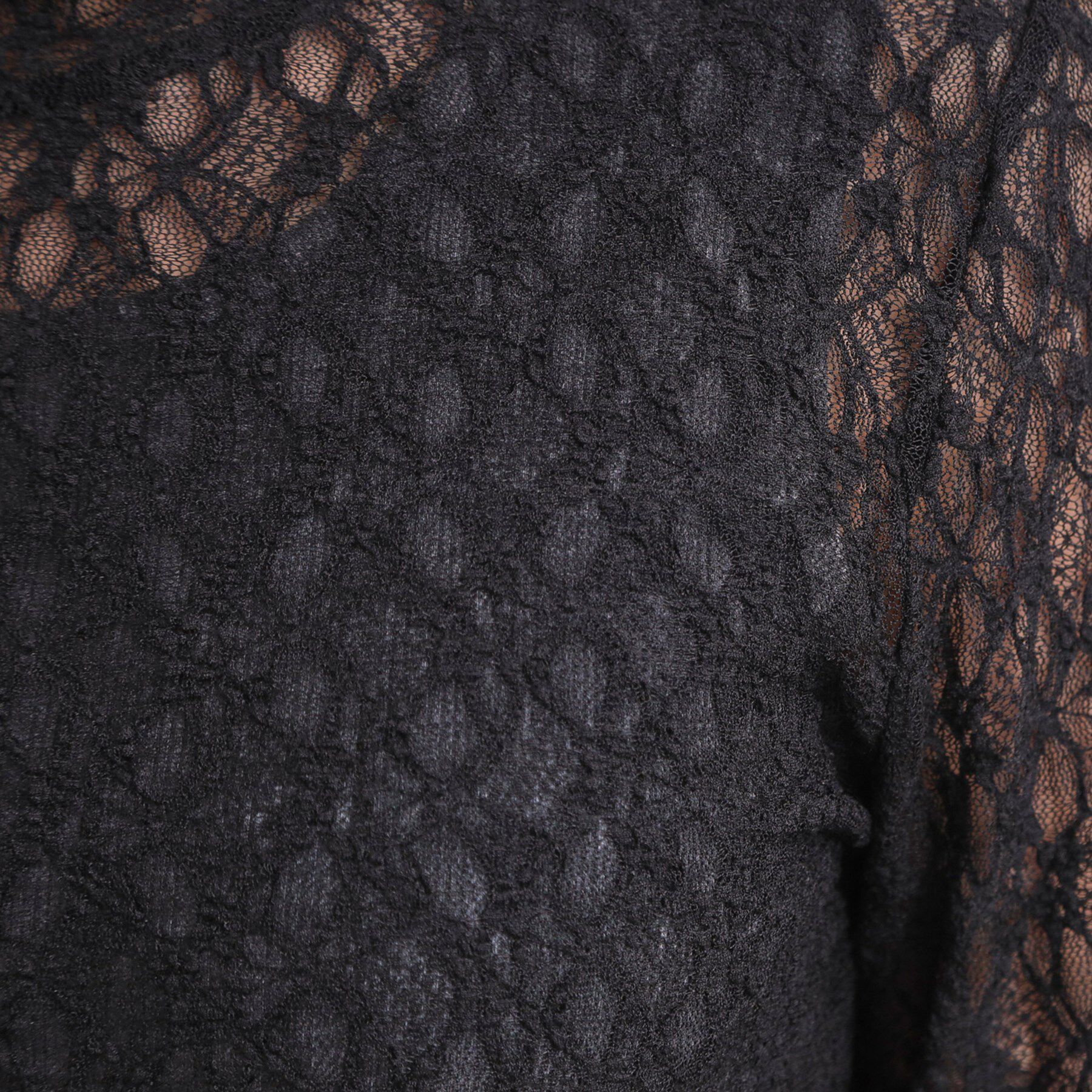 SHOO･LA･RUE「【S-LL】上品なレースハイネックトップス」|Tシャツ・カットソー|