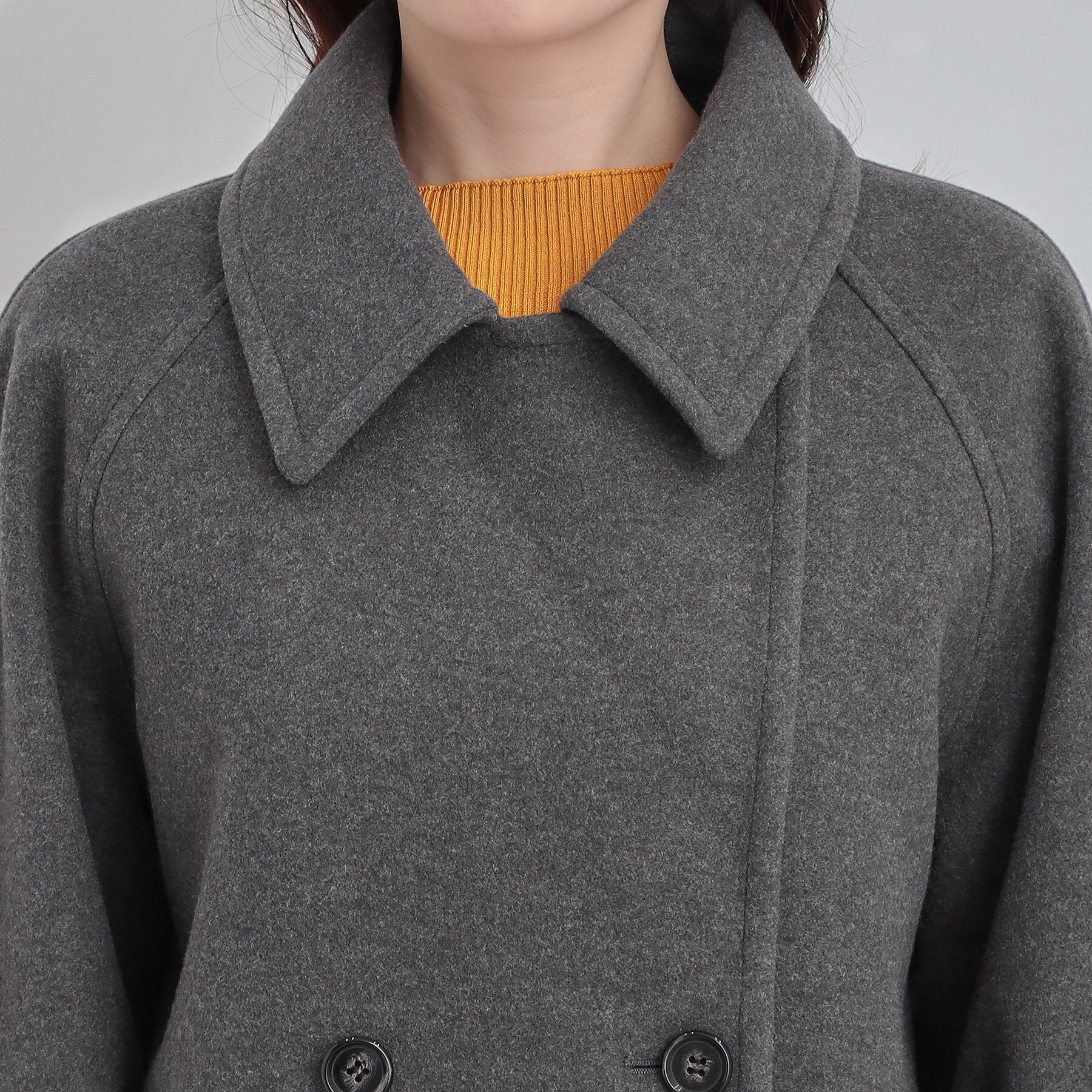 SHOO･LA･RUE「【2WAY】こなれきれい ウール調コクーンコート」|チェスターコート|