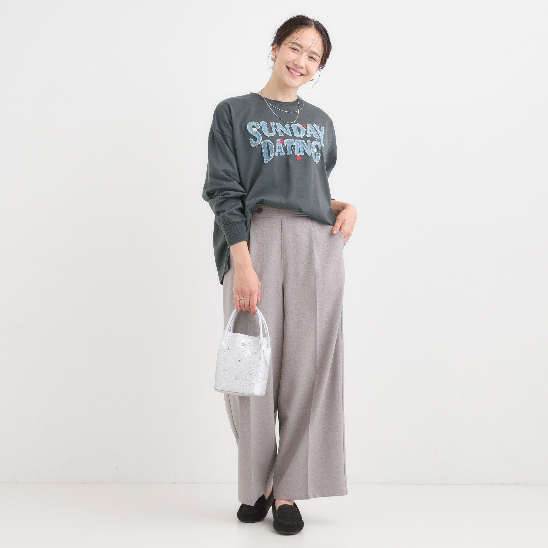 SHOO･LA･RUE「選べる3柄 刺繍アソートロンT」|Tシャツ・カットソー|