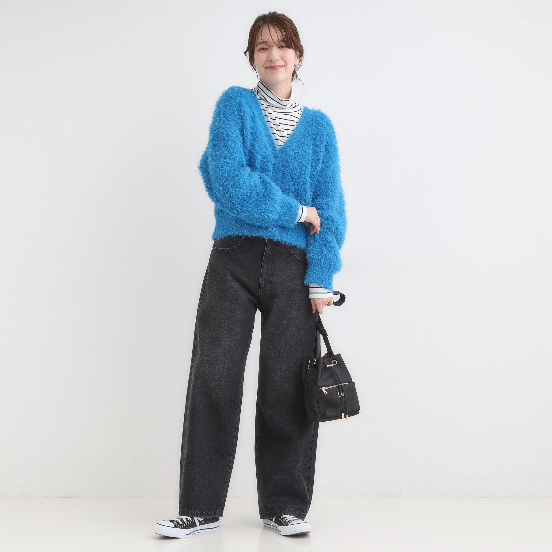 SHOO･LA･RUE「フェザーVネックカーディガン」|カーディガン|