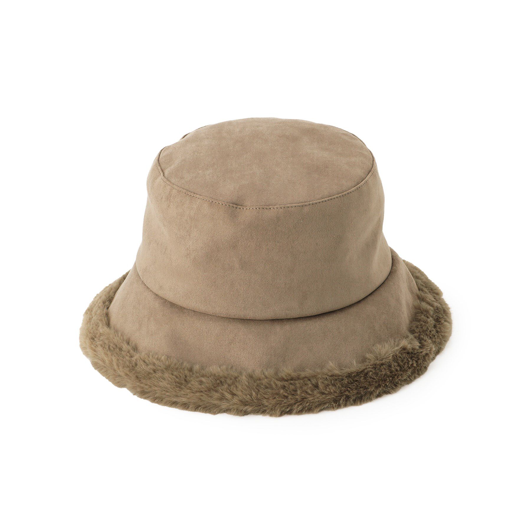 SHOO･LA･RUE「ムートン風バケットハット」|ハット|トープ(054)