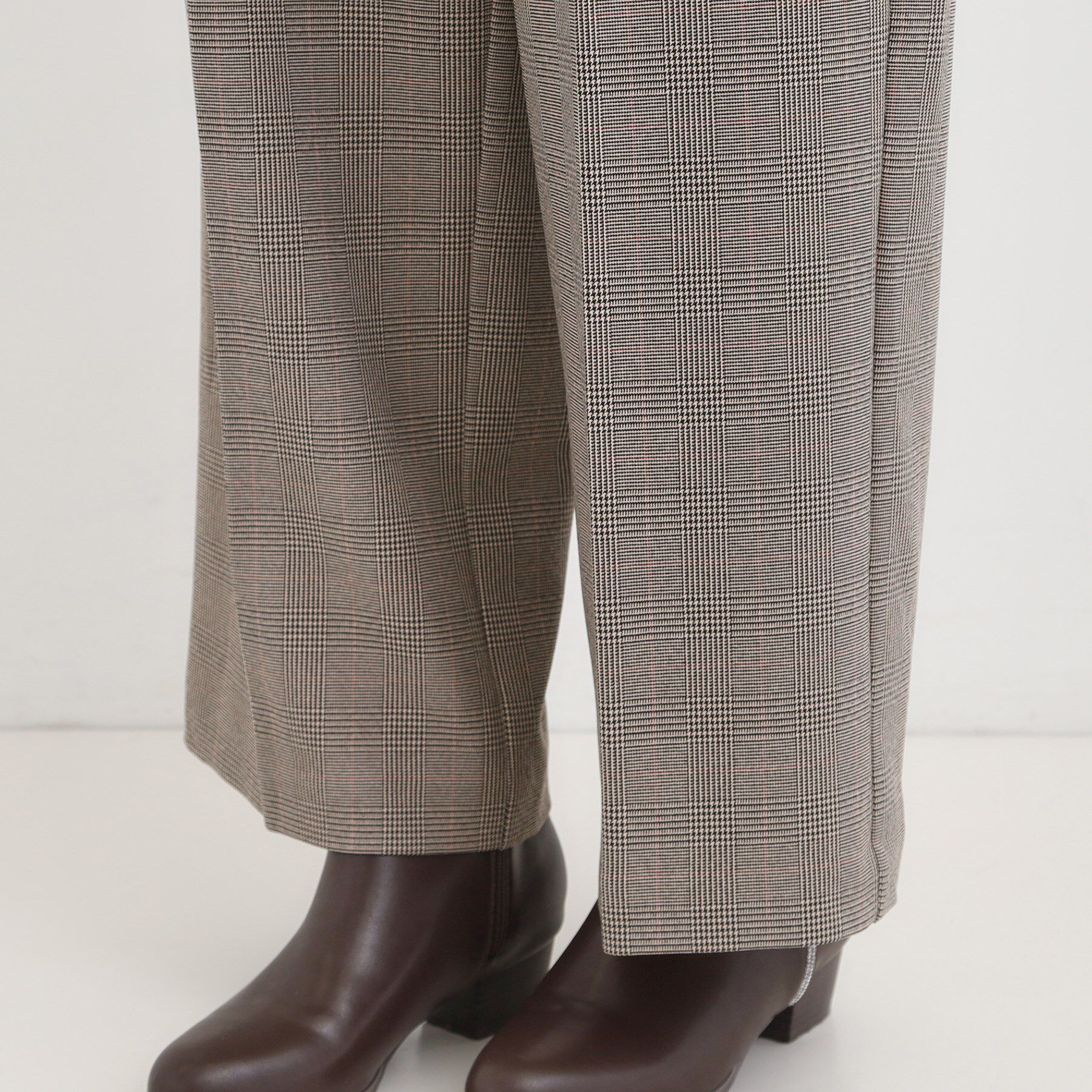 SHOO･LA･RUE「【洗濯機可/S-LL/セットアップ可】脚のラインをきれいに魅せる センタープレスワイドパンツ」|その他|