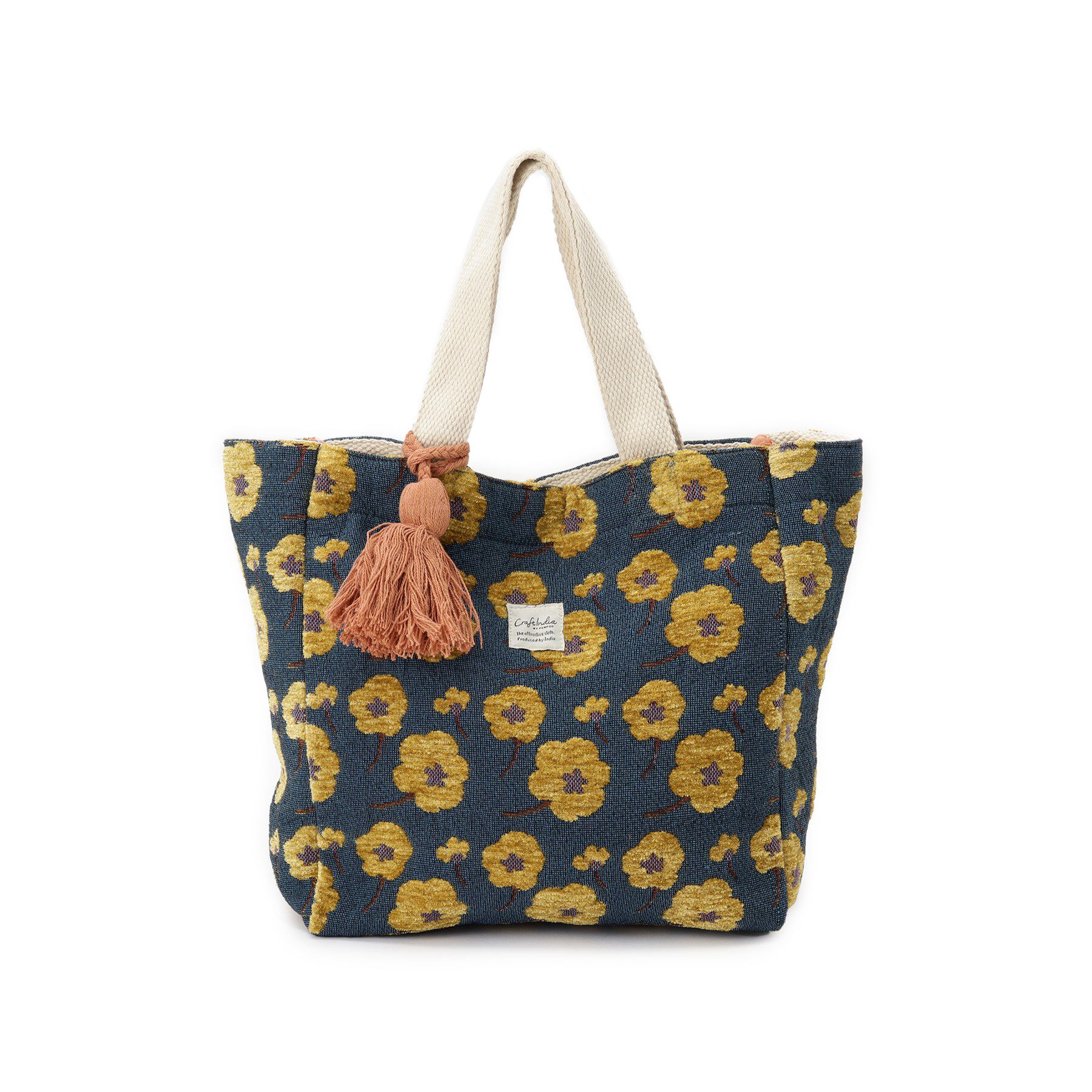 SHOO･LA･RUE「インド製ジャカードランチトートバッグ」|トートバッグ|