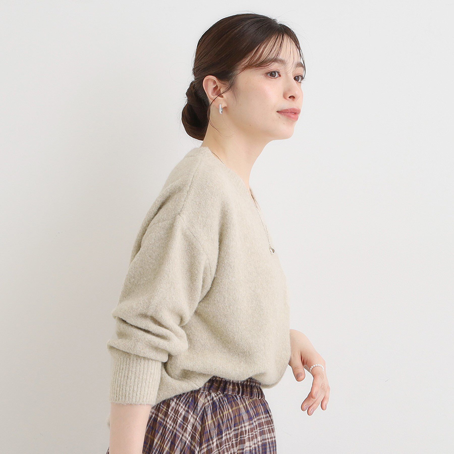 SHOO･LA･RUE「ふわふわVネックニット」|ニット・セーター|