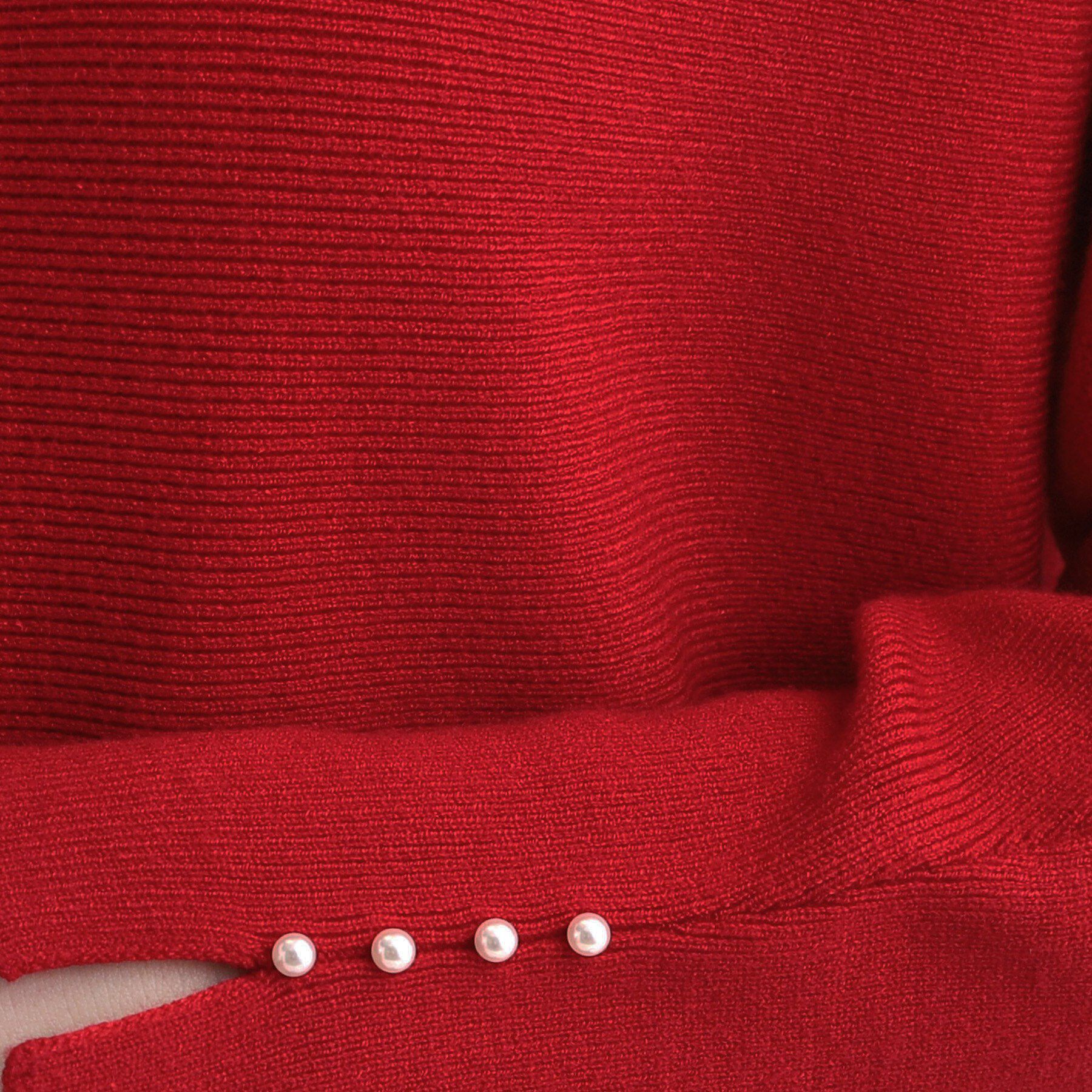 SHOO･LA･RUE「【洗濯機可】女性らしさ溢れる もちもちタッチが心地よい ドルマンニット」|ニット・セーター|