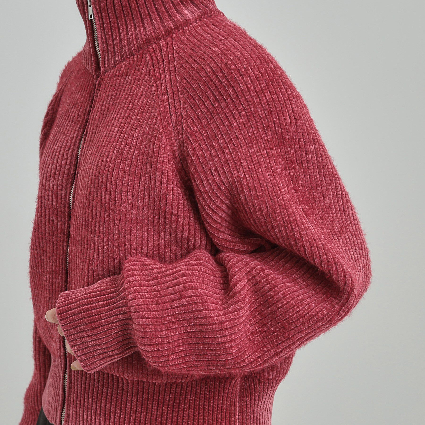 SHOO･LA･RUE「フェザーストライプモールブルゾン」|ブルゾン・スタジャン|