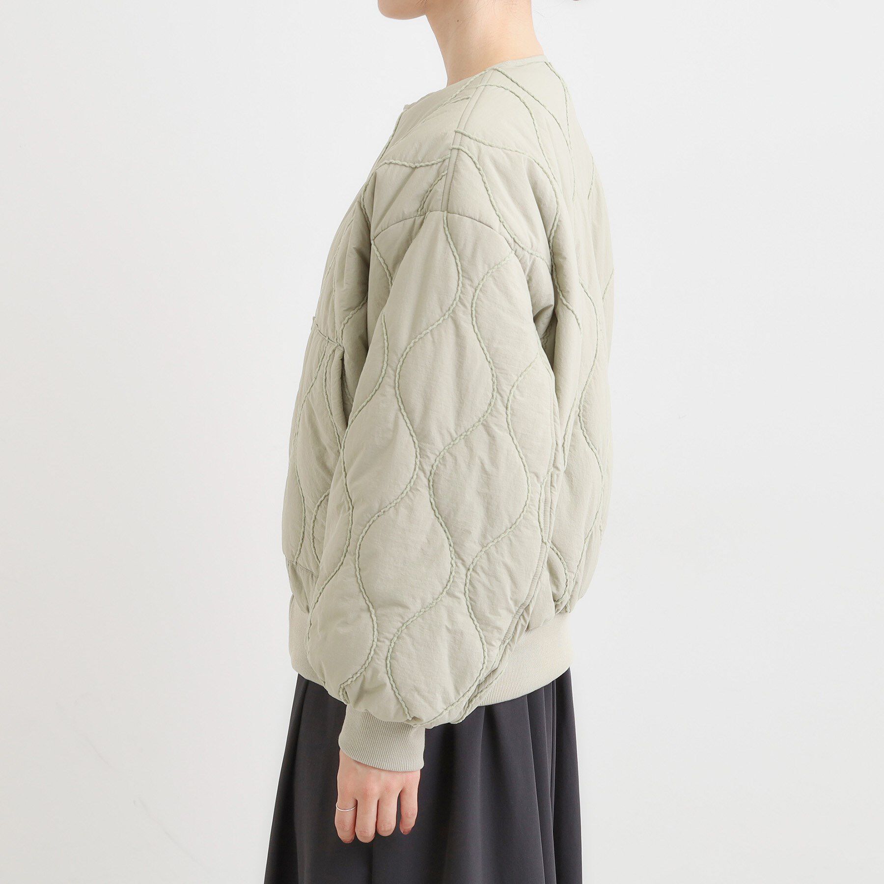 SHOO･LA･RUE「モールキルティング中綿ブルゾン」|ブルゾン・スタジャン|