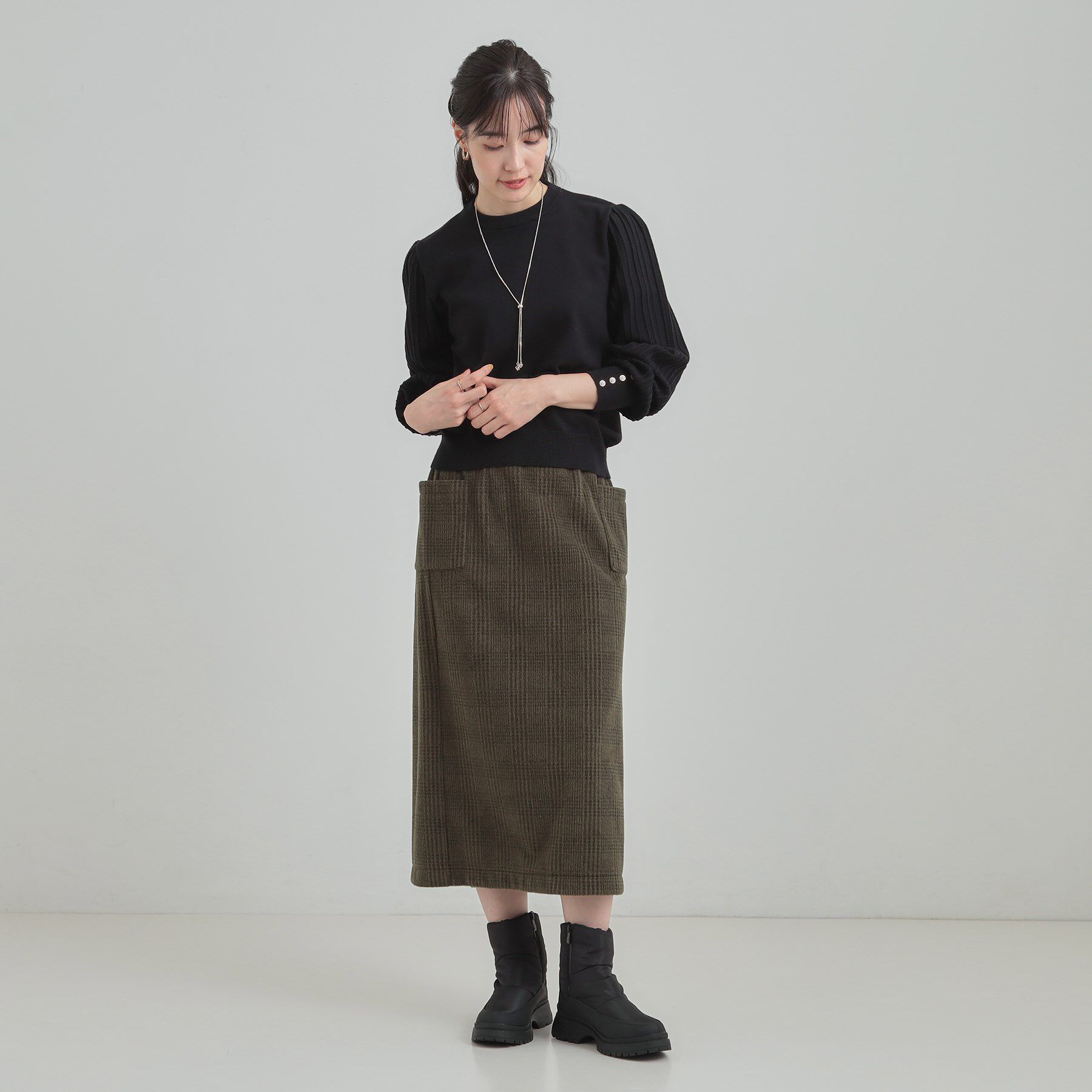 SHOO･LA･RUE「あったかキルティングブーツ」|ショートブーツ|