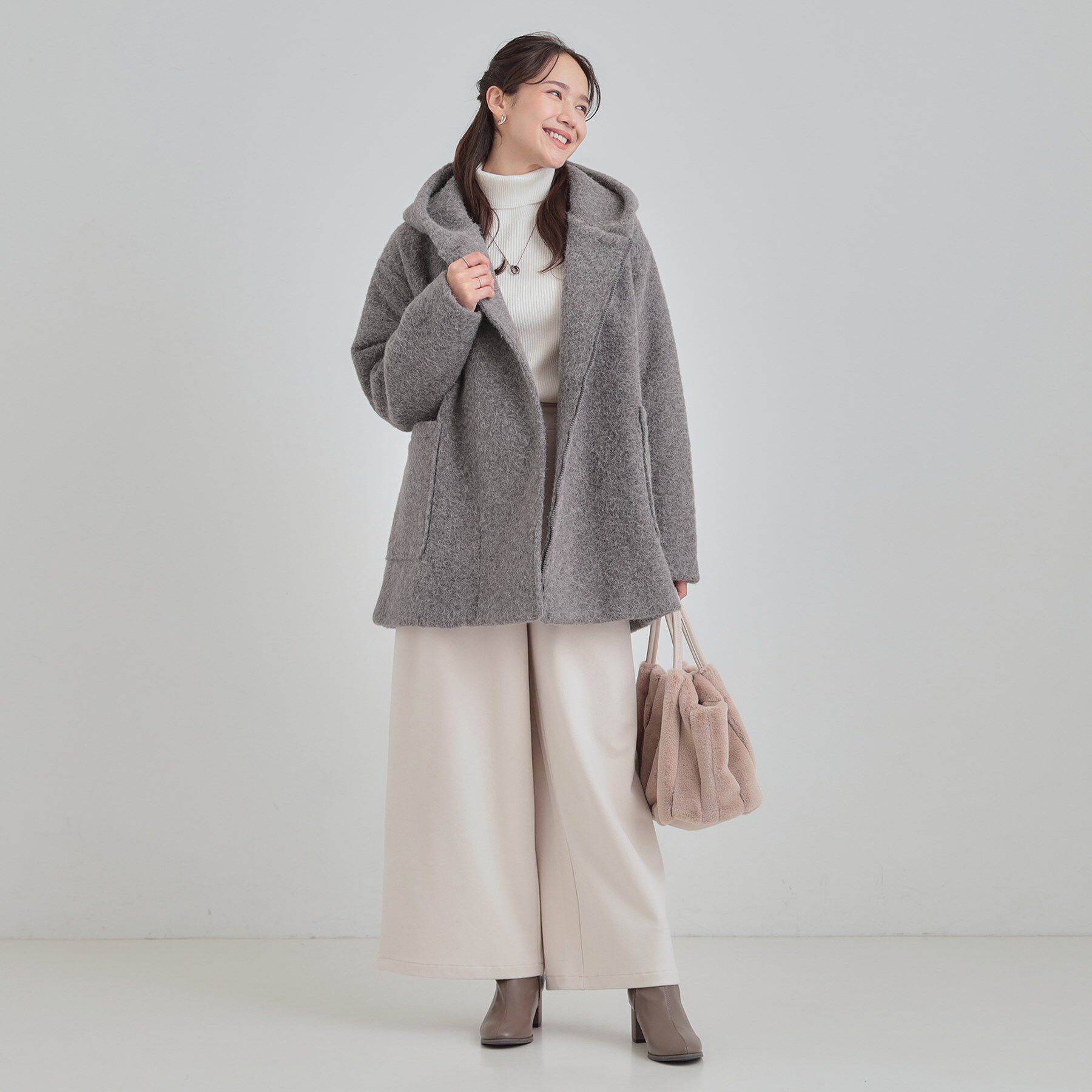 SHOO･LA･RUE「スライバーフーディーコート」|その他|