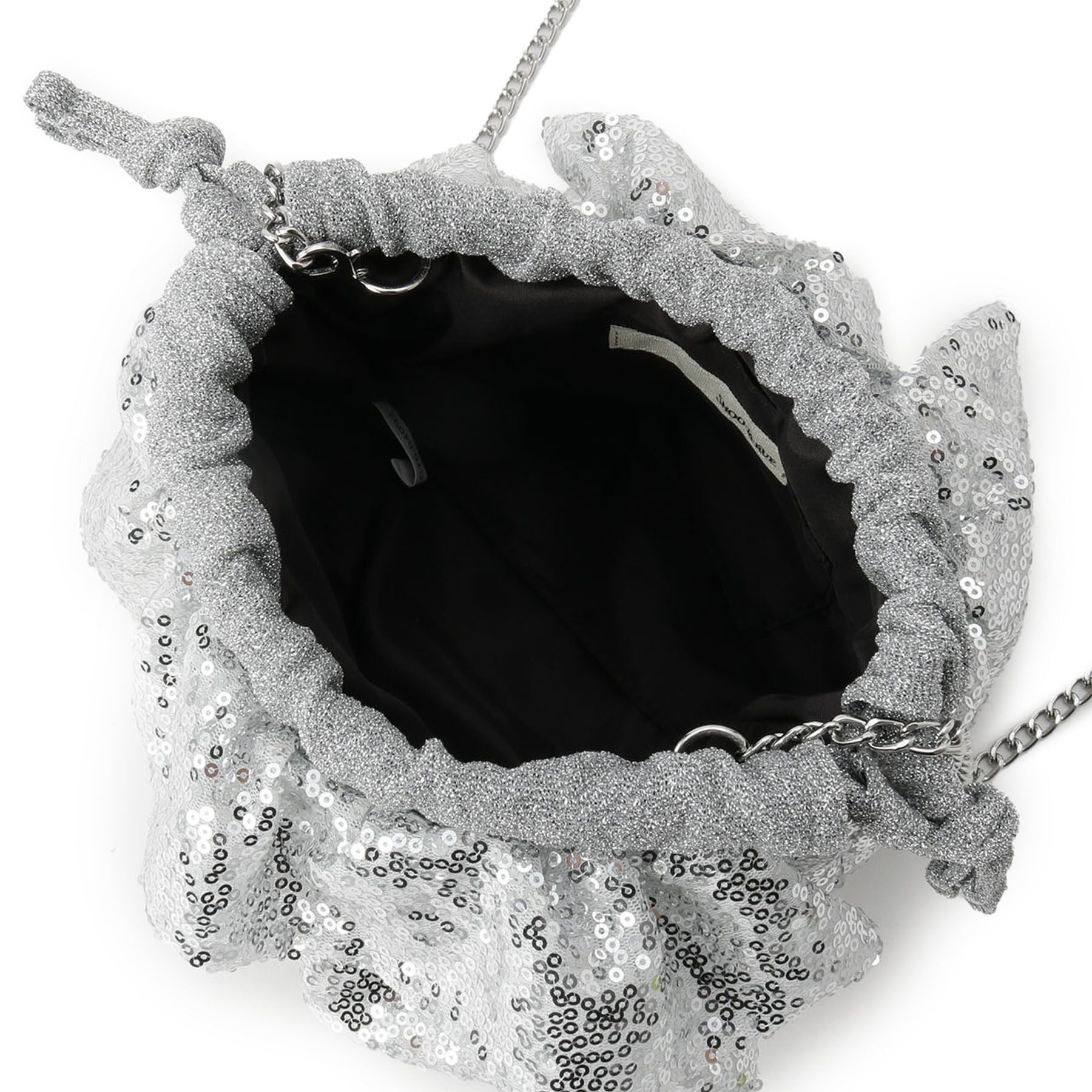 SHOO･LA･RUE「スパンコールフリル巾着ショルダーバッグ」|ショルダー・メッセンジャー|