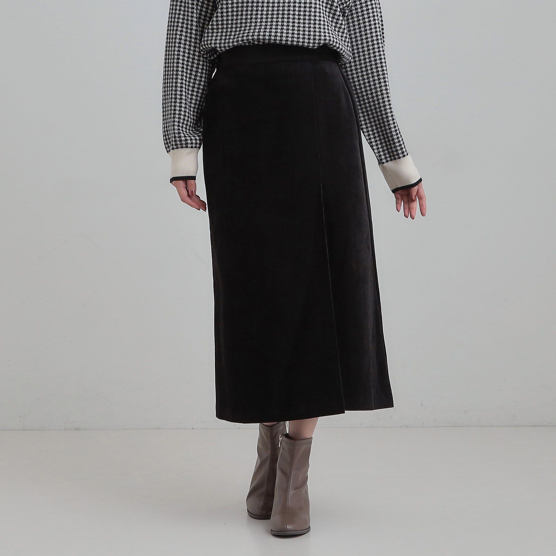 SHOO･LA･RUE「モール風ナロースカート」|スカート|