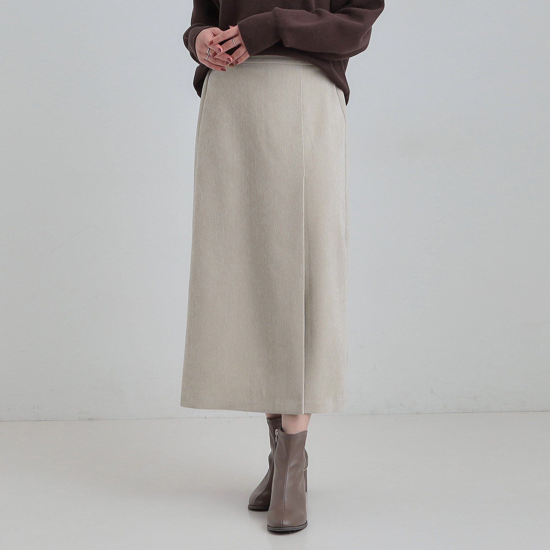 SHOO･LA･RUE「モール風ナロースカート」|スカート|