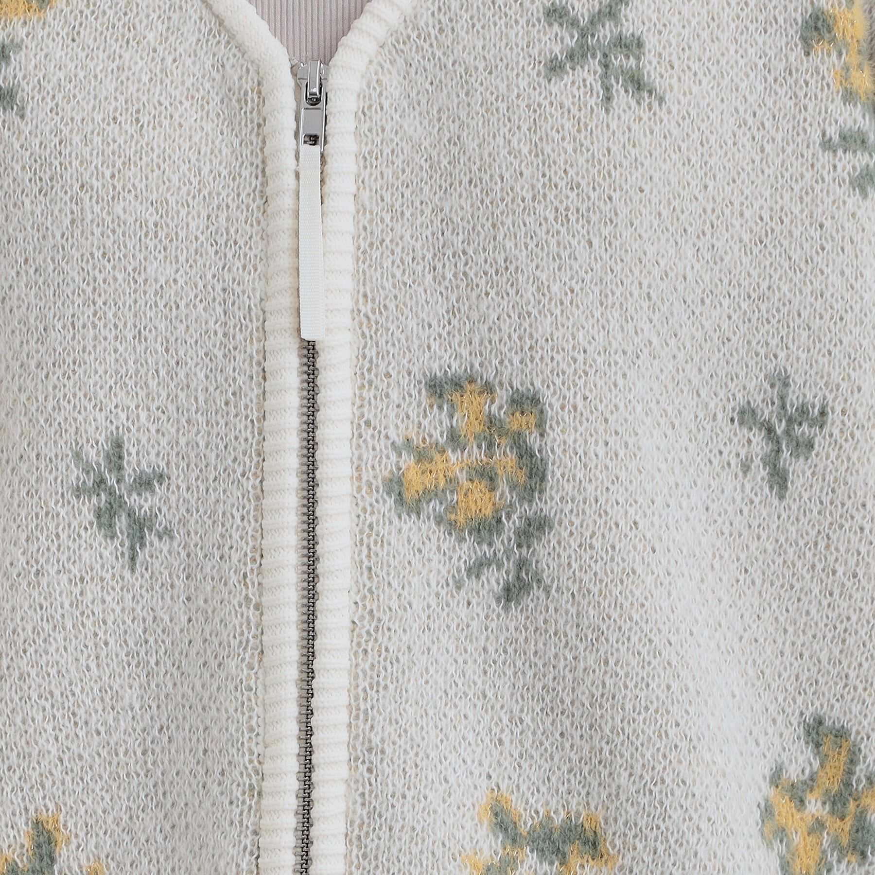 SHOO･LA･RUE「【洗濯機可】選べる3柄 VネックZIPカーディガン」|カーディガン|