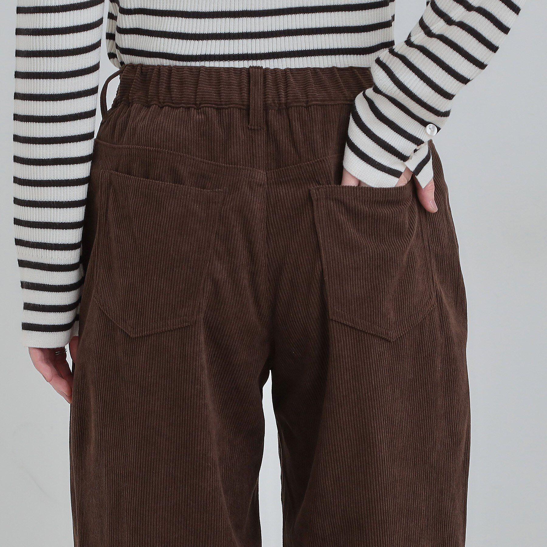 SHOO･LA･RUE「コーデュロイ ワイドストレートパンツ」|その他|