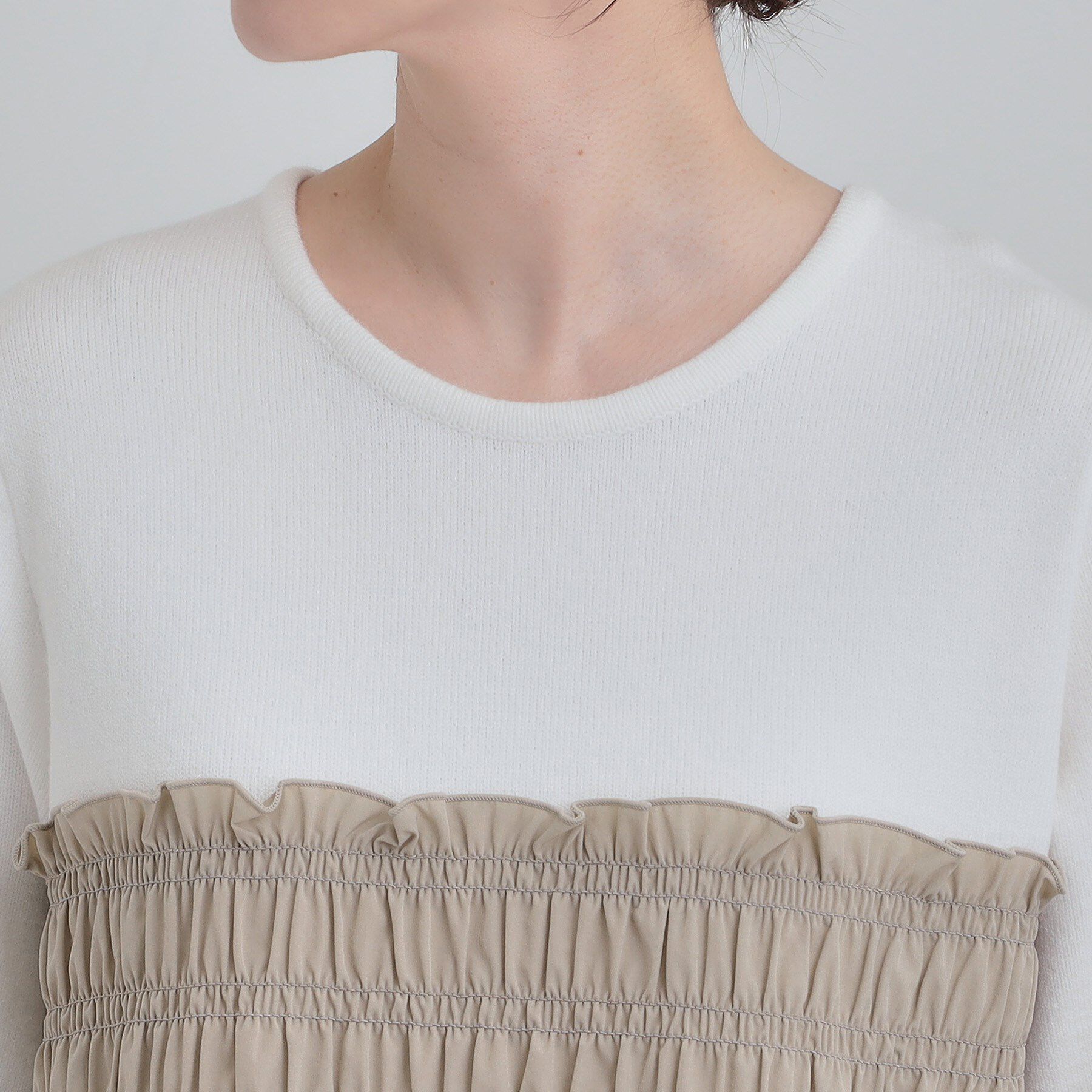 SHOO･LA･RUE「【S-LL】ビスチェ風ドッキングトップス」|チュニック|