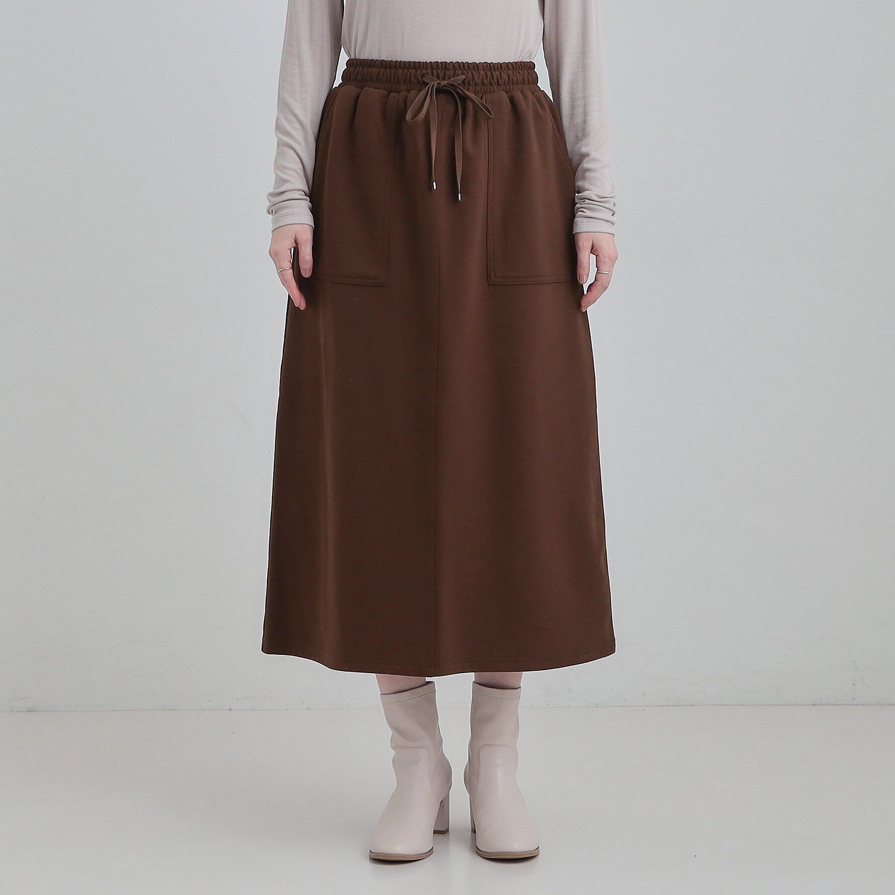 SHOO･LA･RUE「【あったか】ベイカー風スカート」|スカート|