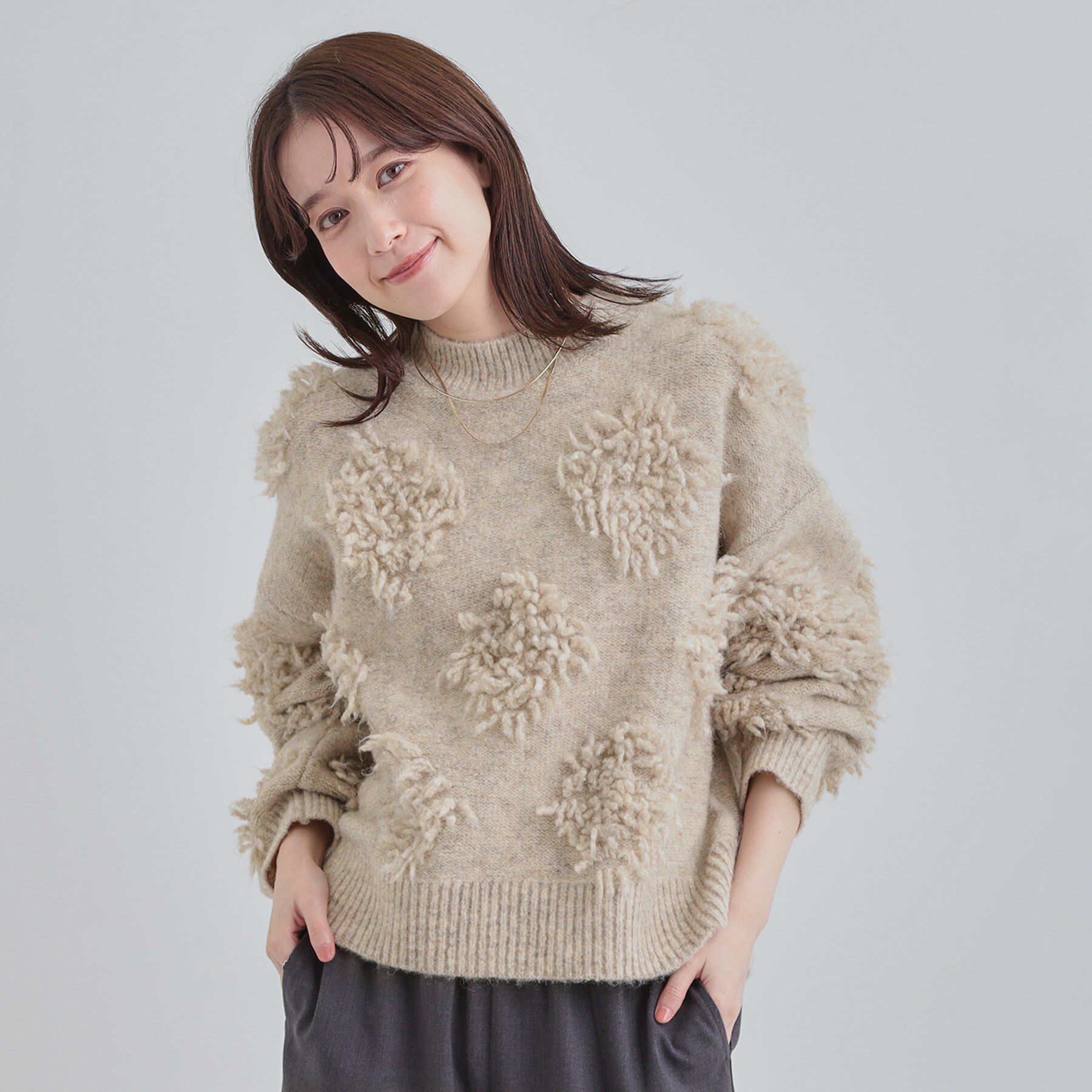 SHOO･LA･RUE「ループデザインニット」|ニット・セーター|