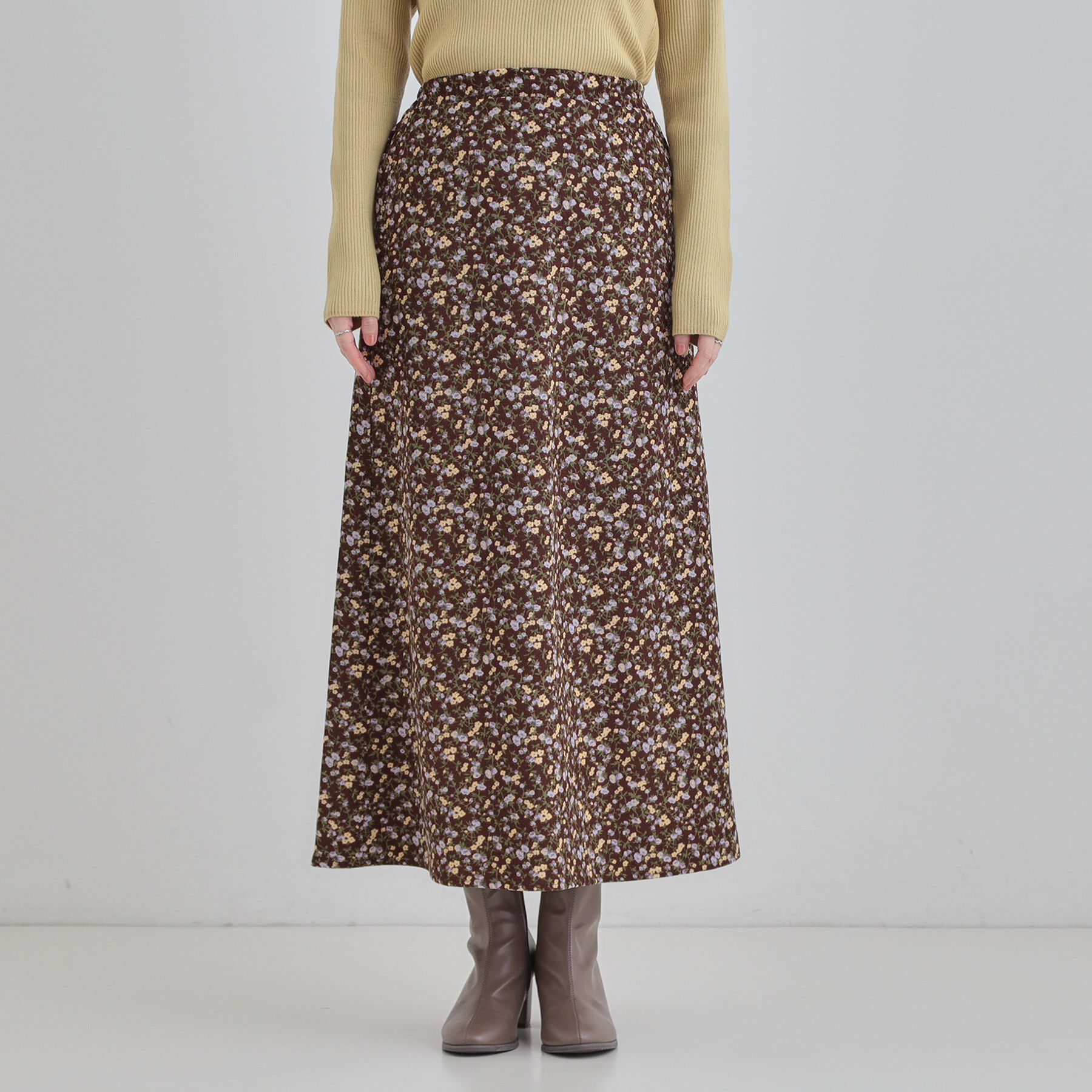 SHOO･LA･RUE「花柄スカート」|スカート|