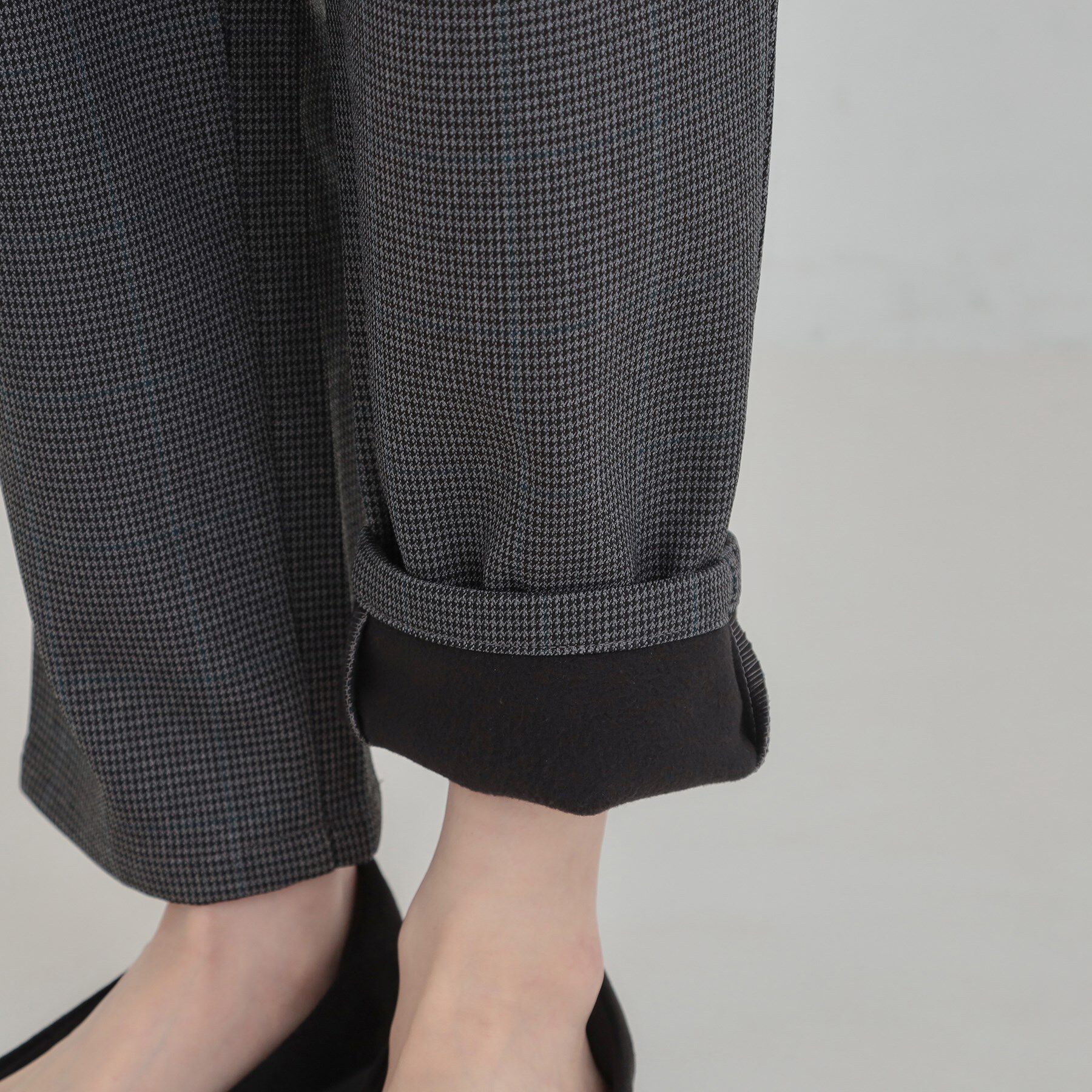 SHOO･LA･RUE「【あったか】ウールフィール 裏起毛テーパードパンツ」|その他|