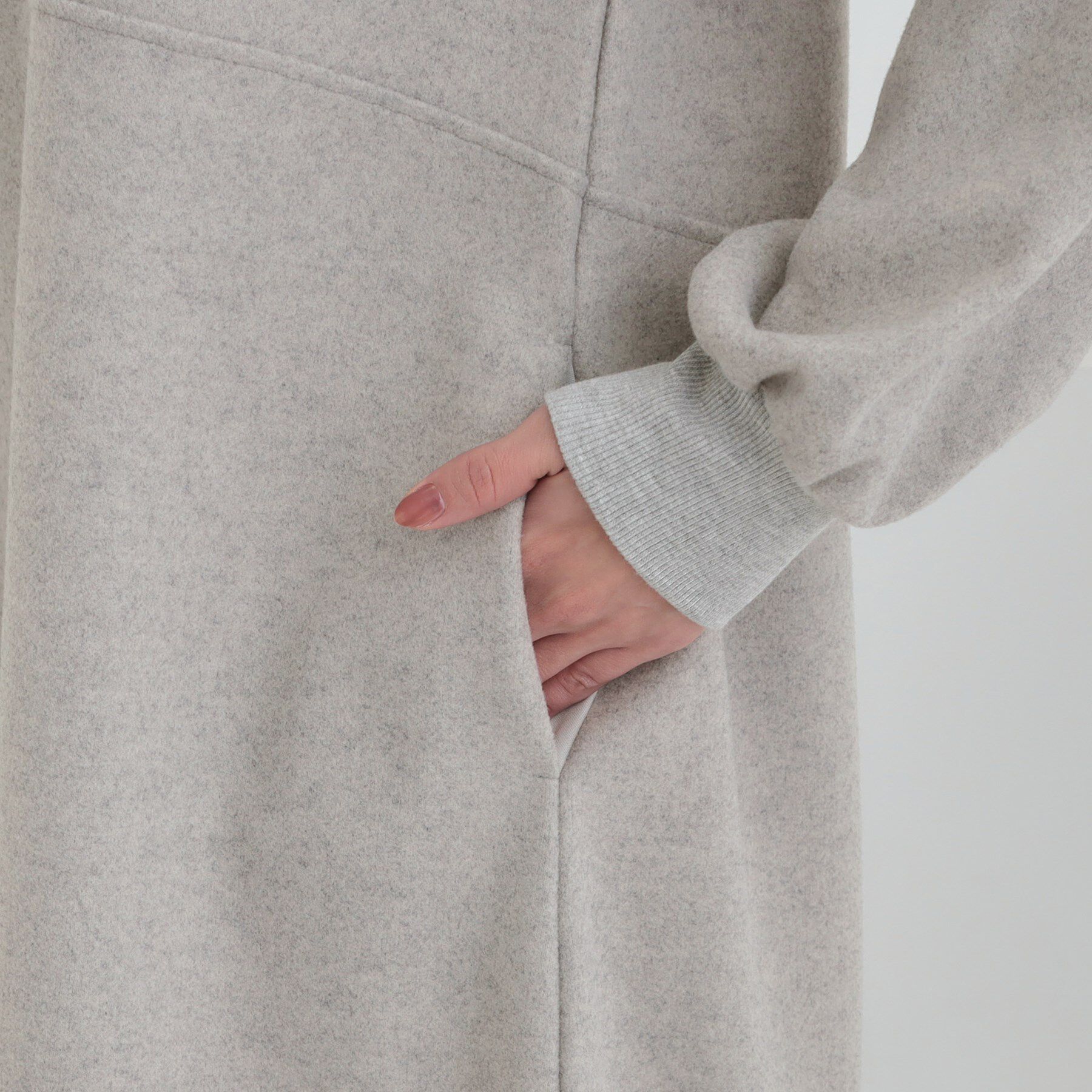 SHOO･LA･RUE「【あったか/S-LL】1枚で着られる Aラインワンピース」|ワンピース|