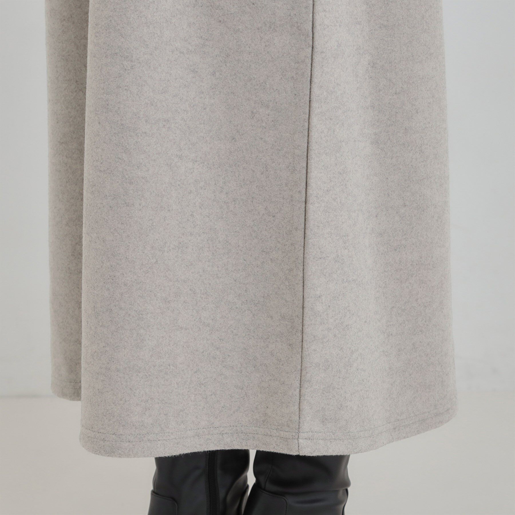 SHOO･LA･RUE「【あったか/S-LL】1枚で着られる Aラインワンピース」|ワンピース|