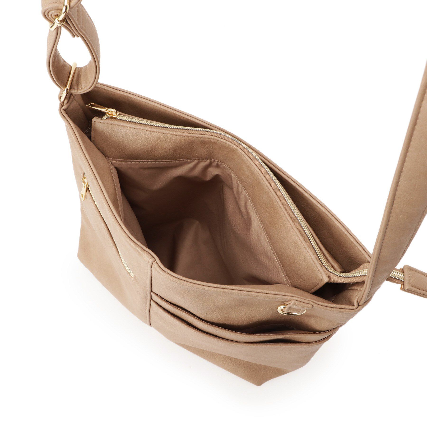 SHOO･LA･RUE「【8ポケット】フロント切り替えショルダーバッグ」|ショルダー・メッセンジャー|