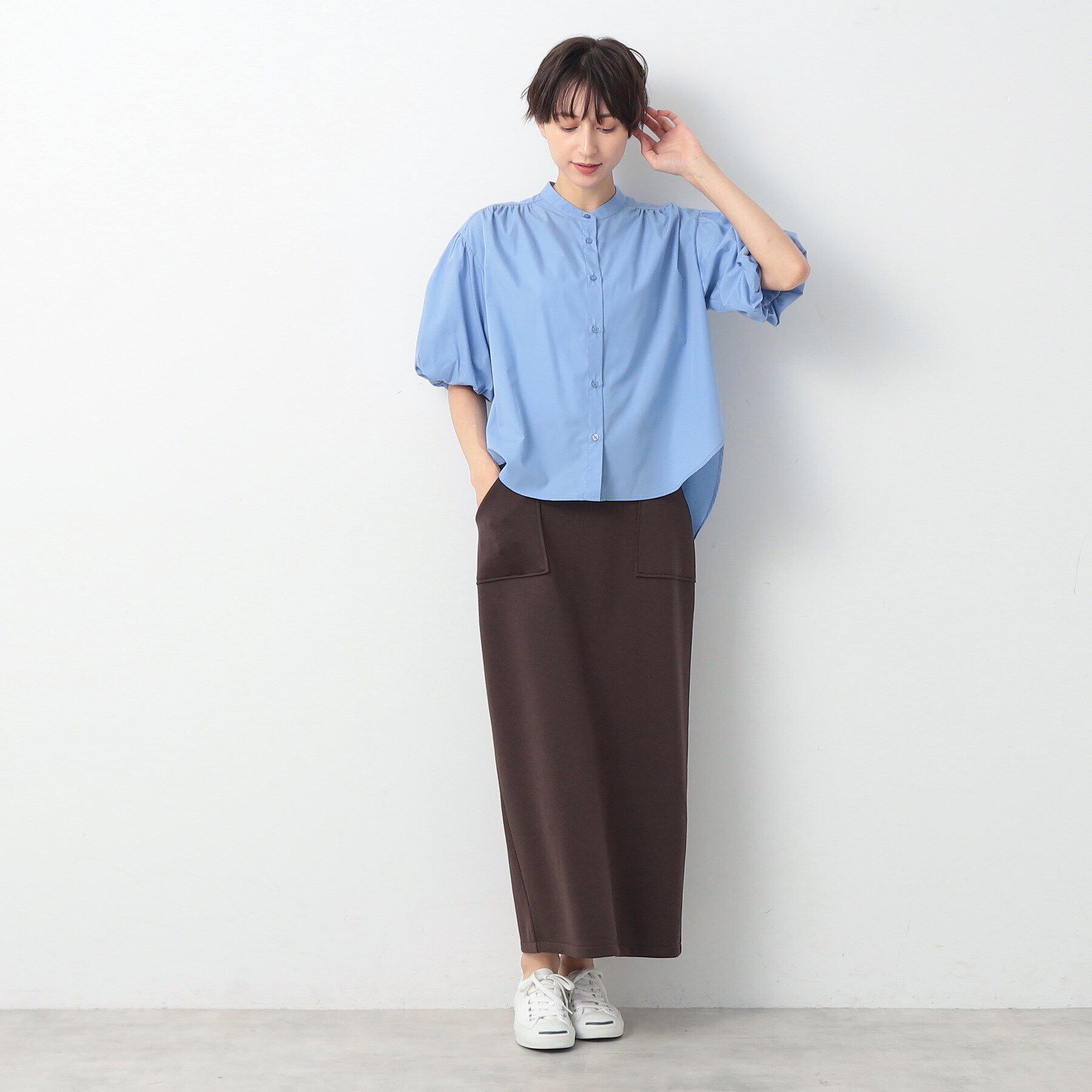 Dessin「【洗える】バルーンスリーブブラウス」|シャツ・ブラウス|