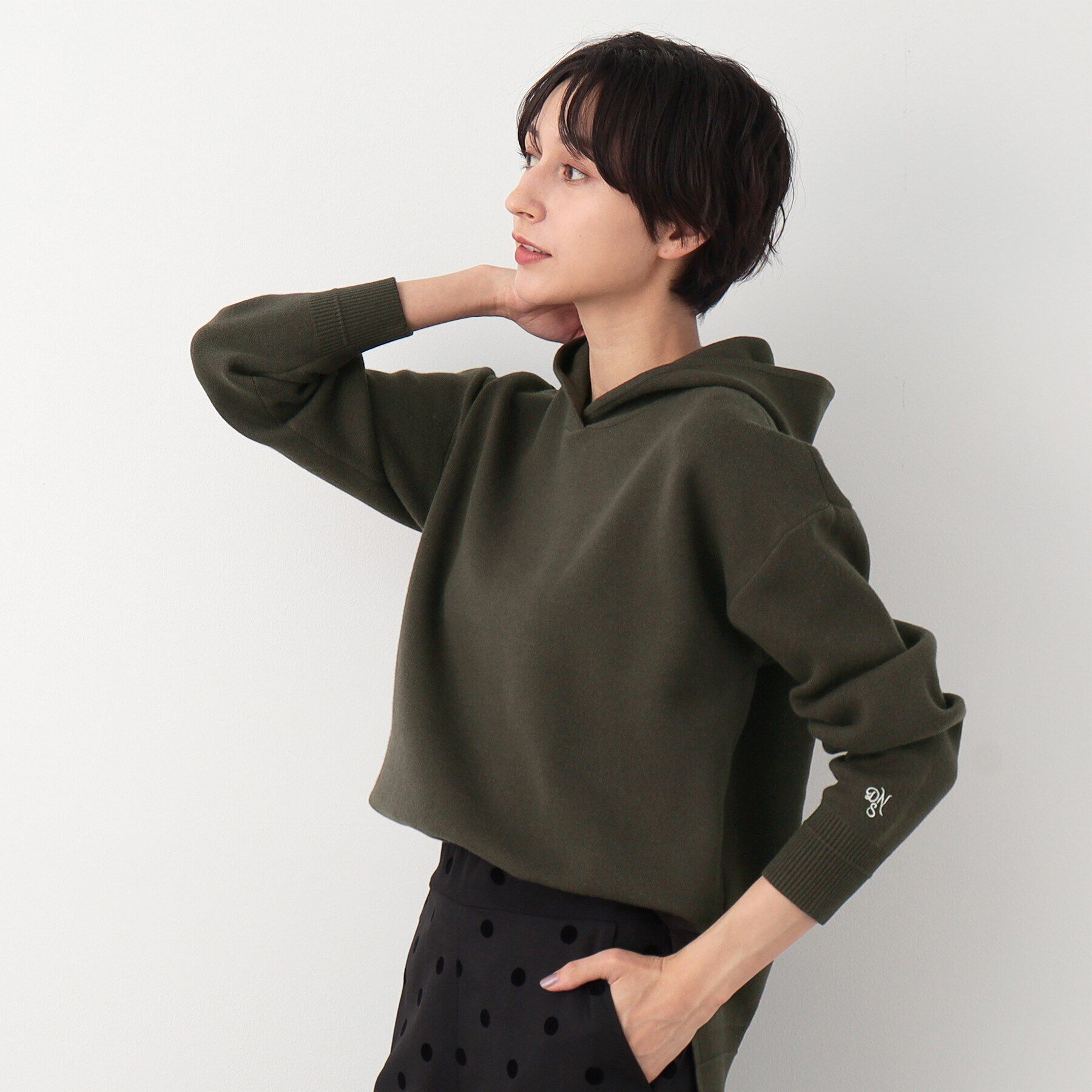 Dessin「【シリーズ累計1万枚！3シーズンOK・洗える】ちょうどいいパーカ」|ニット・セーター|