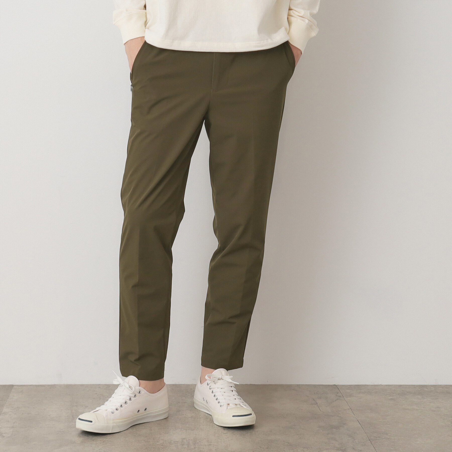 Dessin「【撥水素材】ナイロンテーパドパンツ」|その他|カーキ(028)