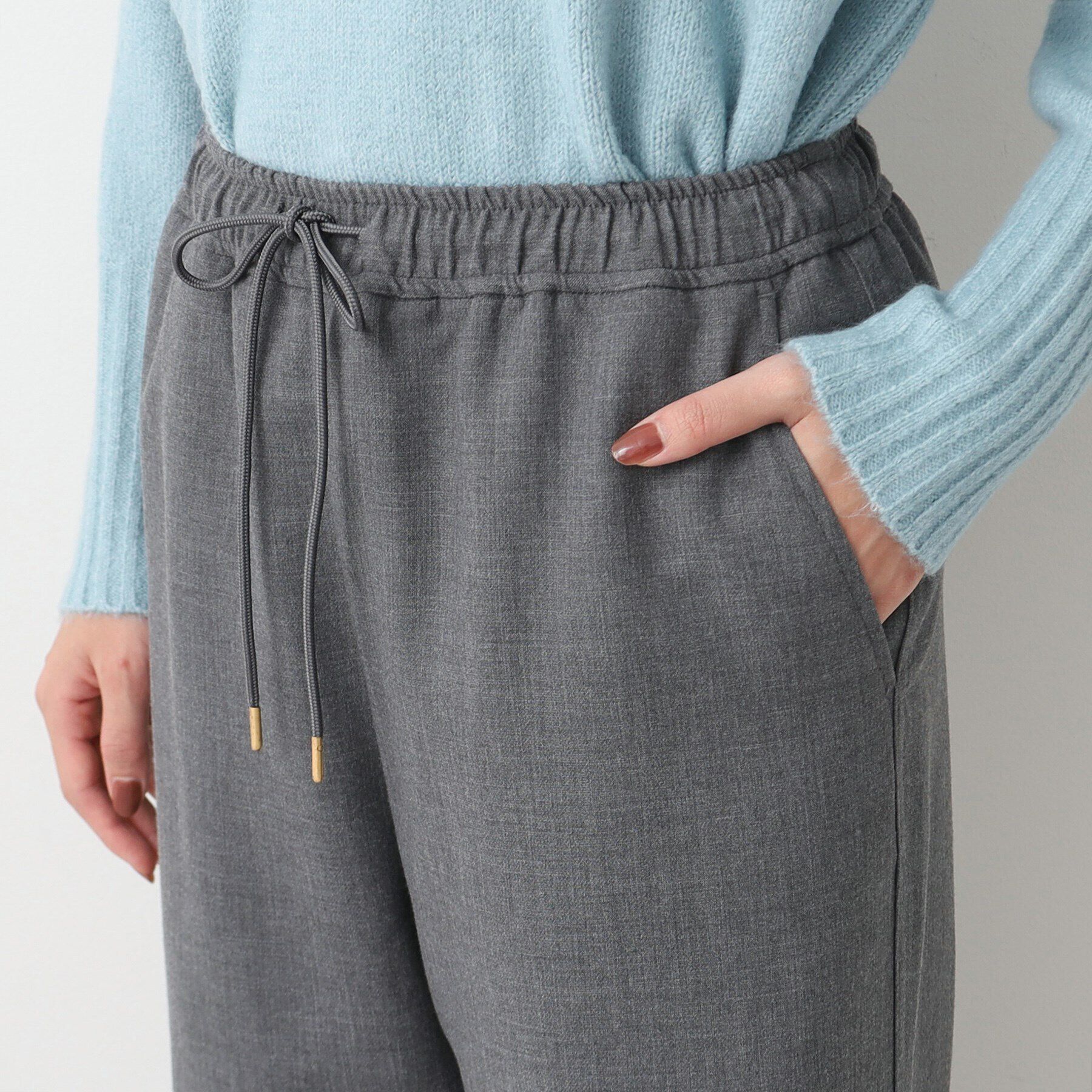 Dessin「【ウエストゴム・洗える】ドロスト付きパンツ（XS～L）」|その他|