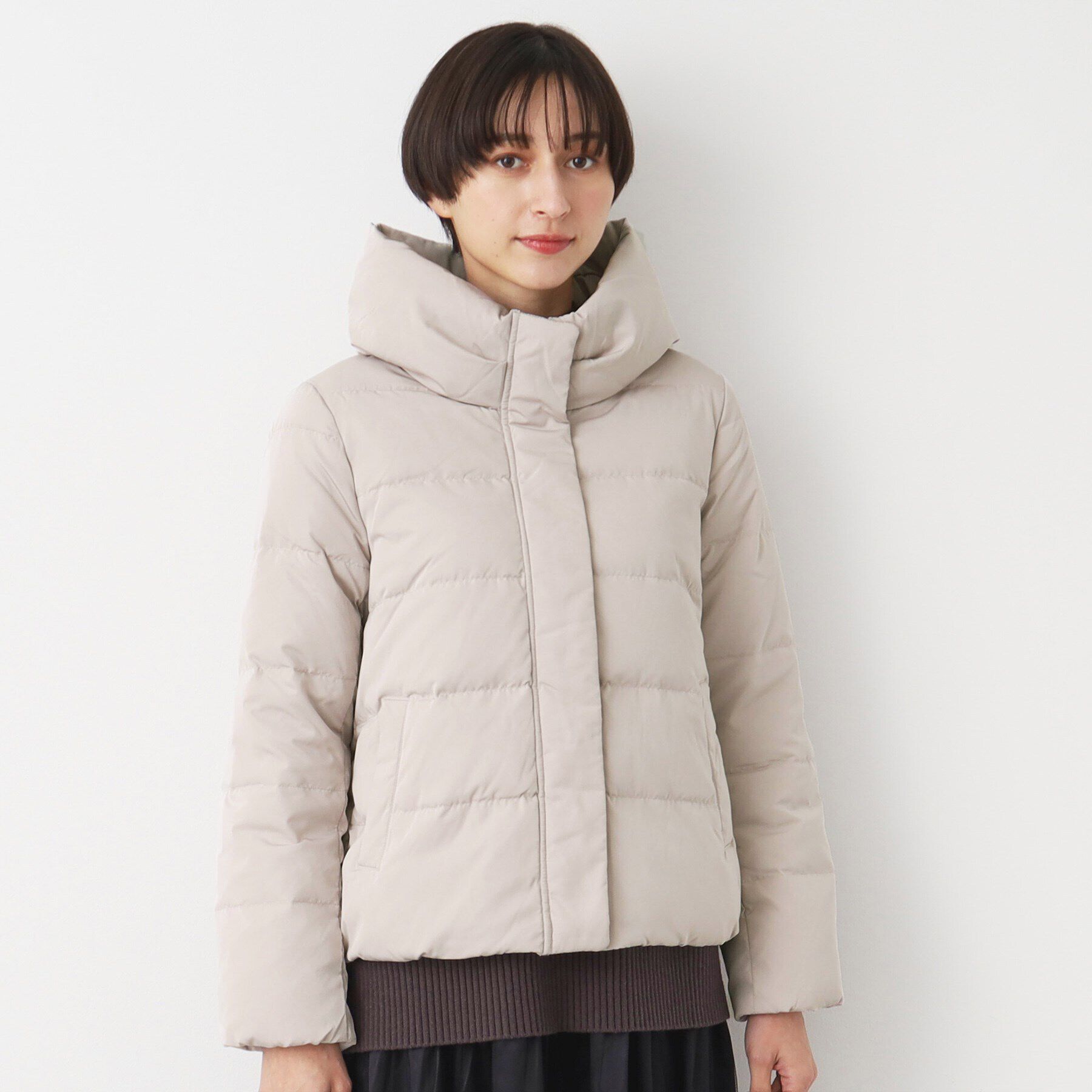 Dessin「【4サイズ展開】ピーチスキンショート丈ダウンコート（XS～L）」|ダウン|