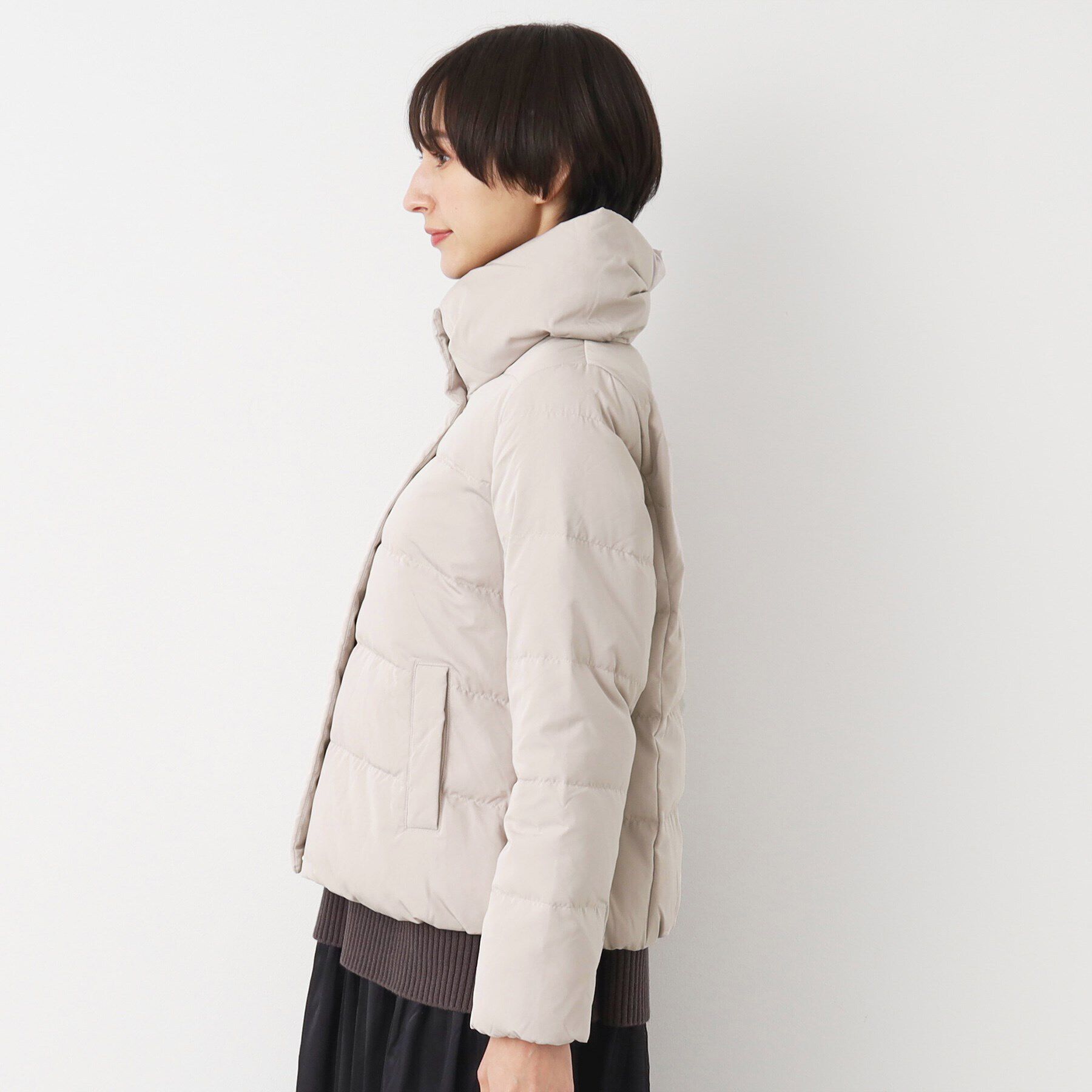 Dessin「【4サイズ展開】ピーチスキンショート丈ダウンコート（XS～L）」|ダウン|