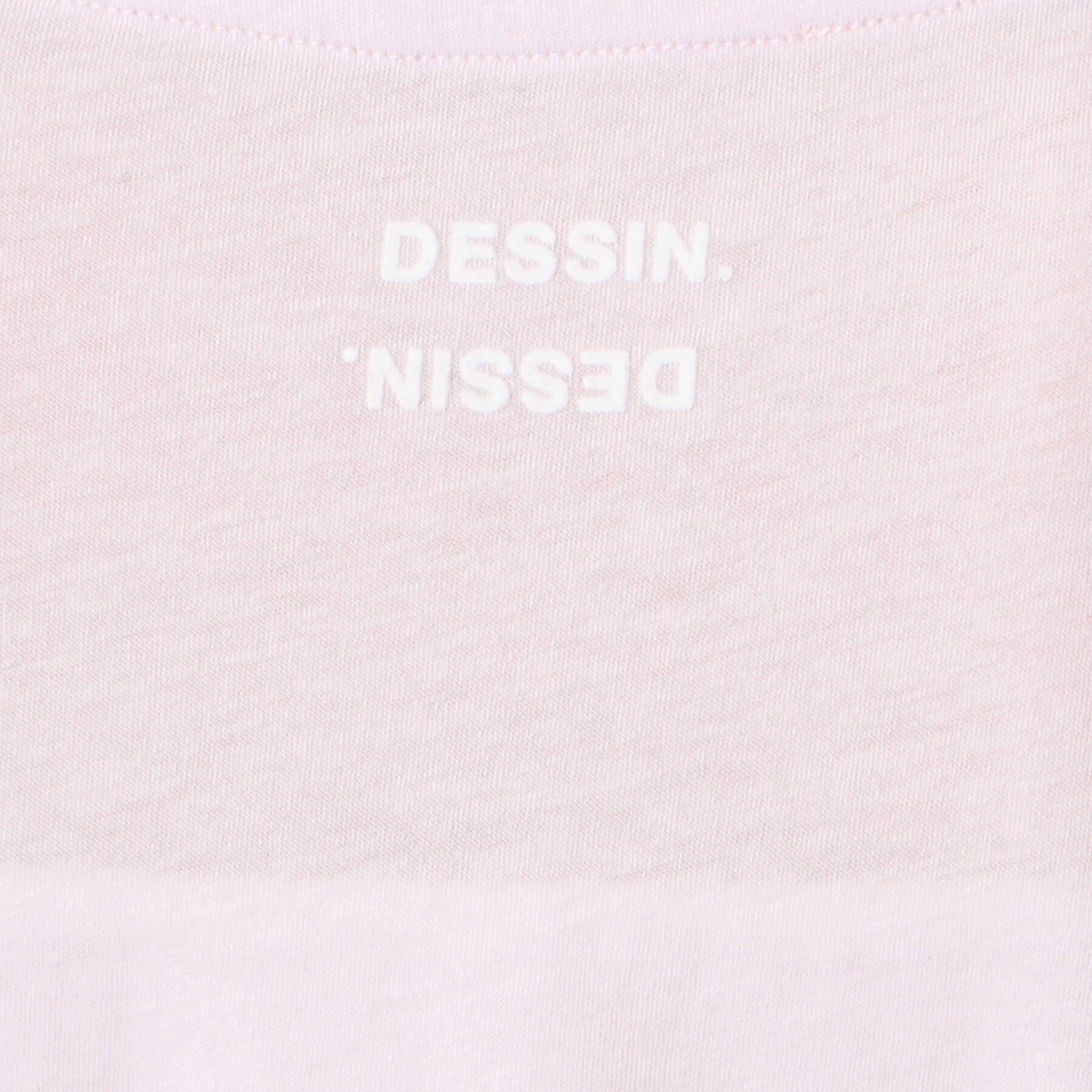 Dessin「【洗える】クルーネックシースルーロンT」|Tシャツ・カットソー|