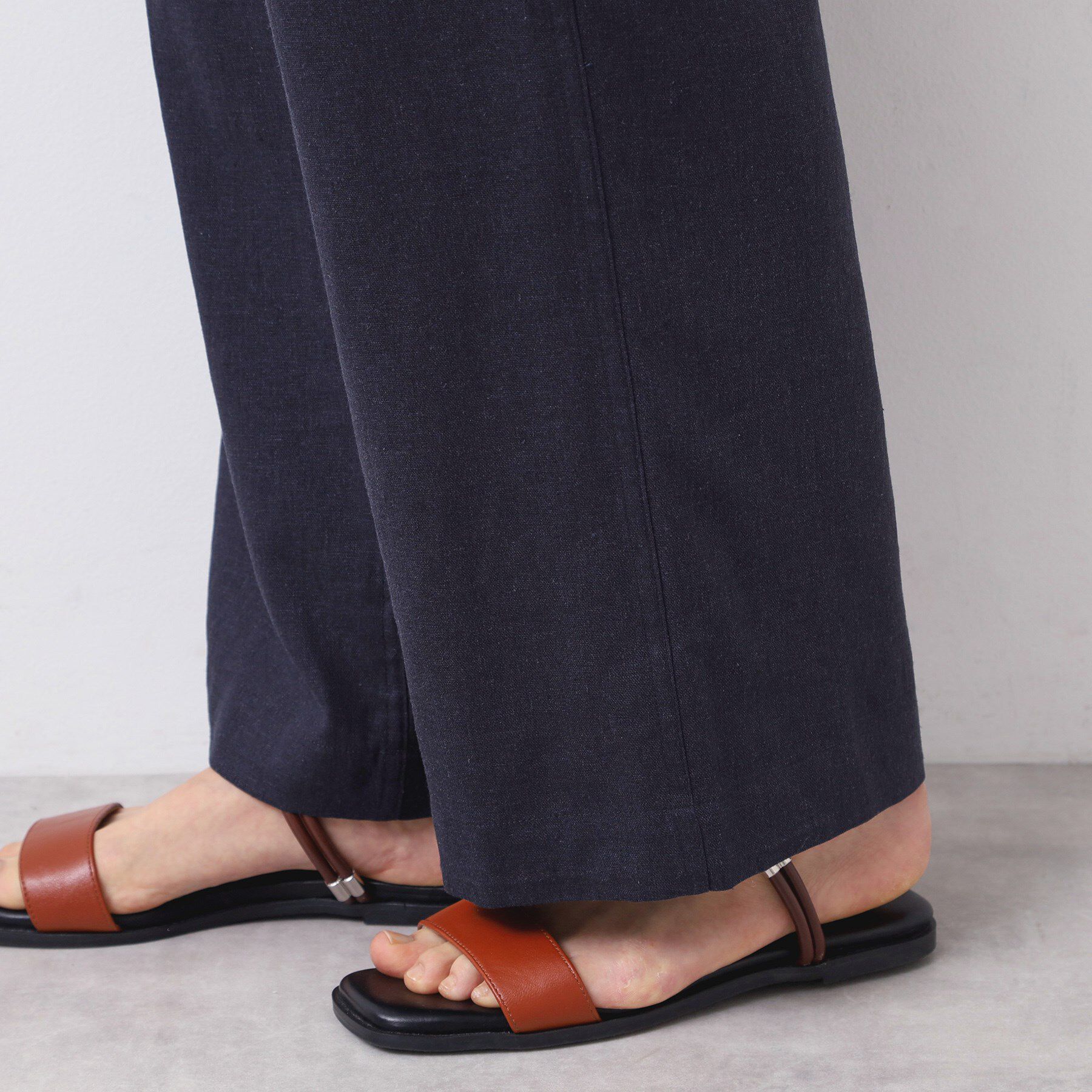 Dessin「【セットアップ可能・ウエストゴム・洗える】リネンブレンドポケット付パンツ（S～L）」|その他|