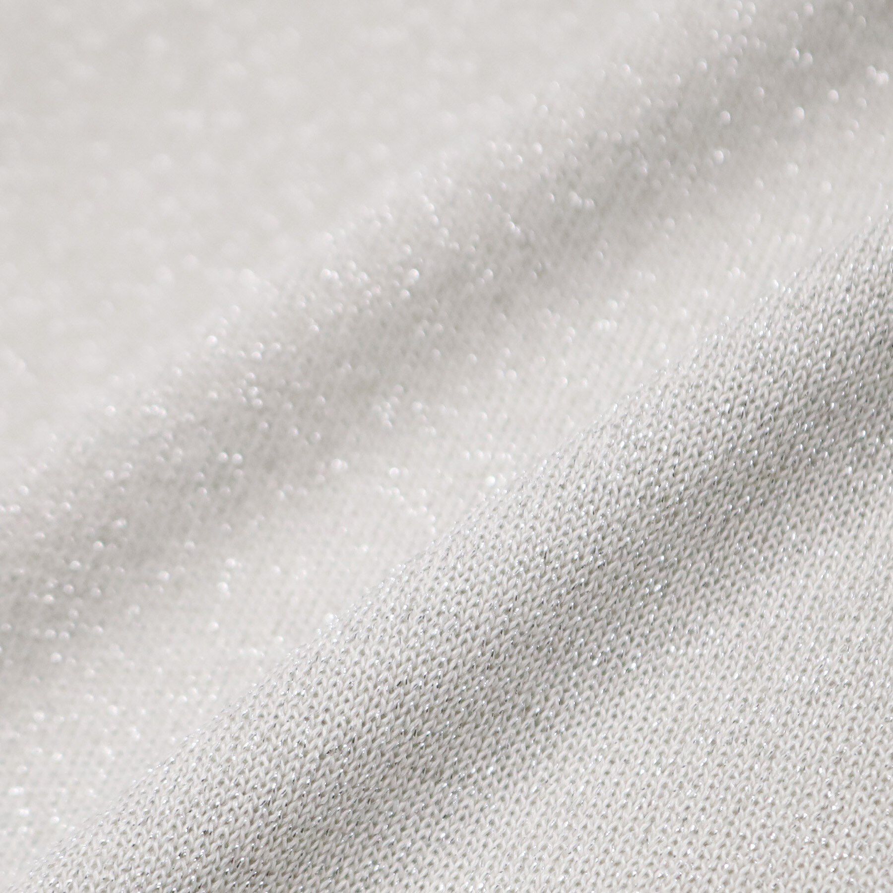 Dessin「【洗える】クルーネックミドル丈ラメカーディガン（S～L）」|カーディガン|