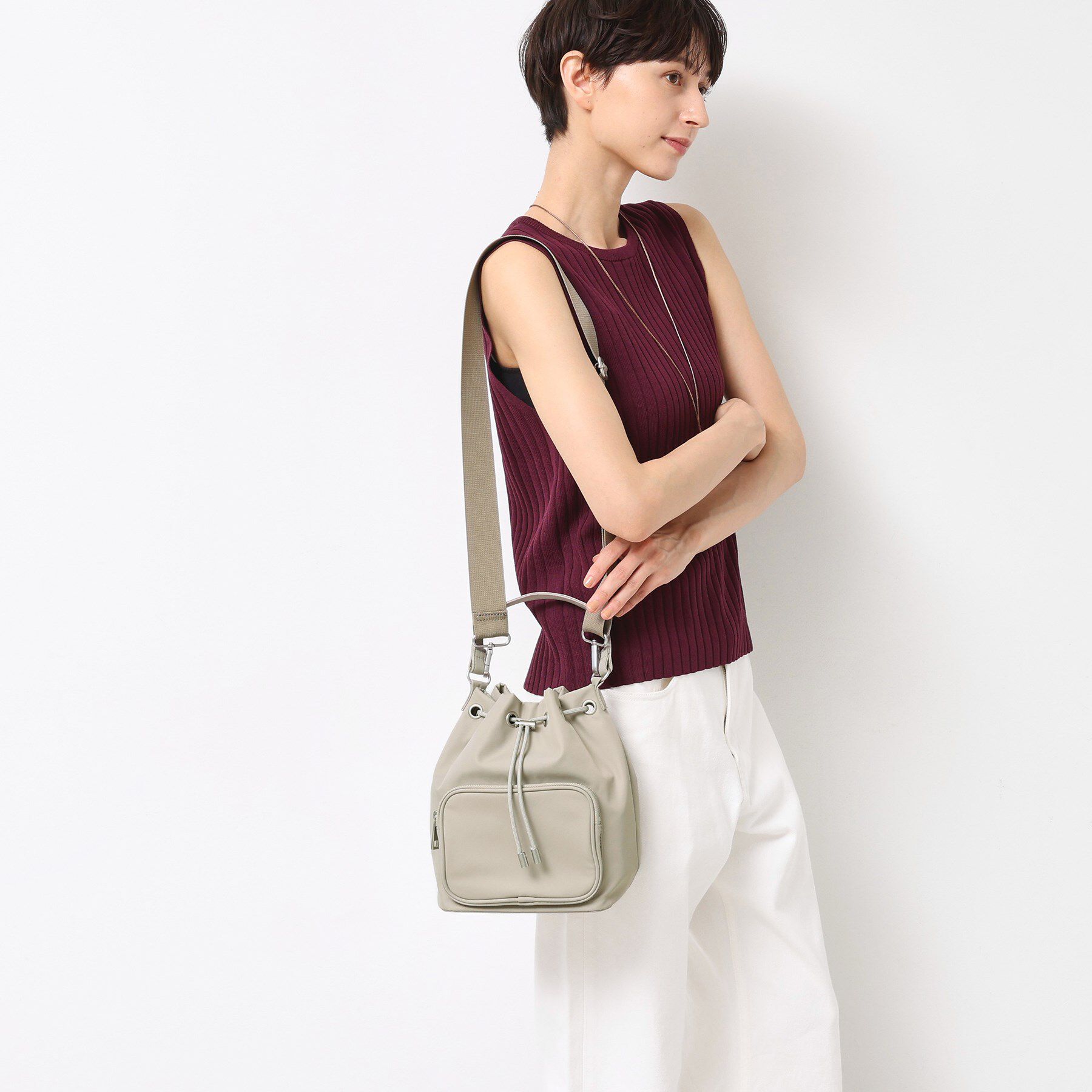 Dessin「【2WAY】巾着ショルダーバッグ」|ショルダー・メッセンジャー|